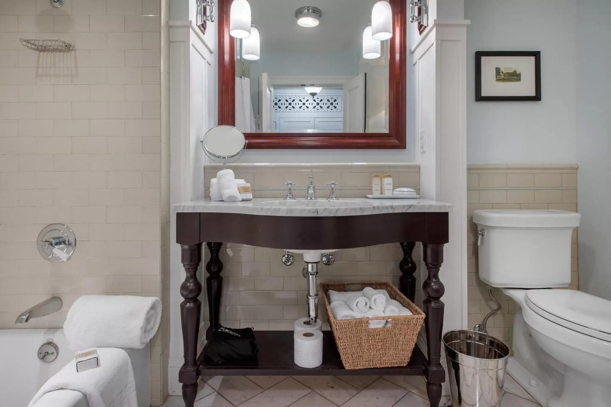 Photo of the whole room, Bathroom in Omni Bedford Springs Resort