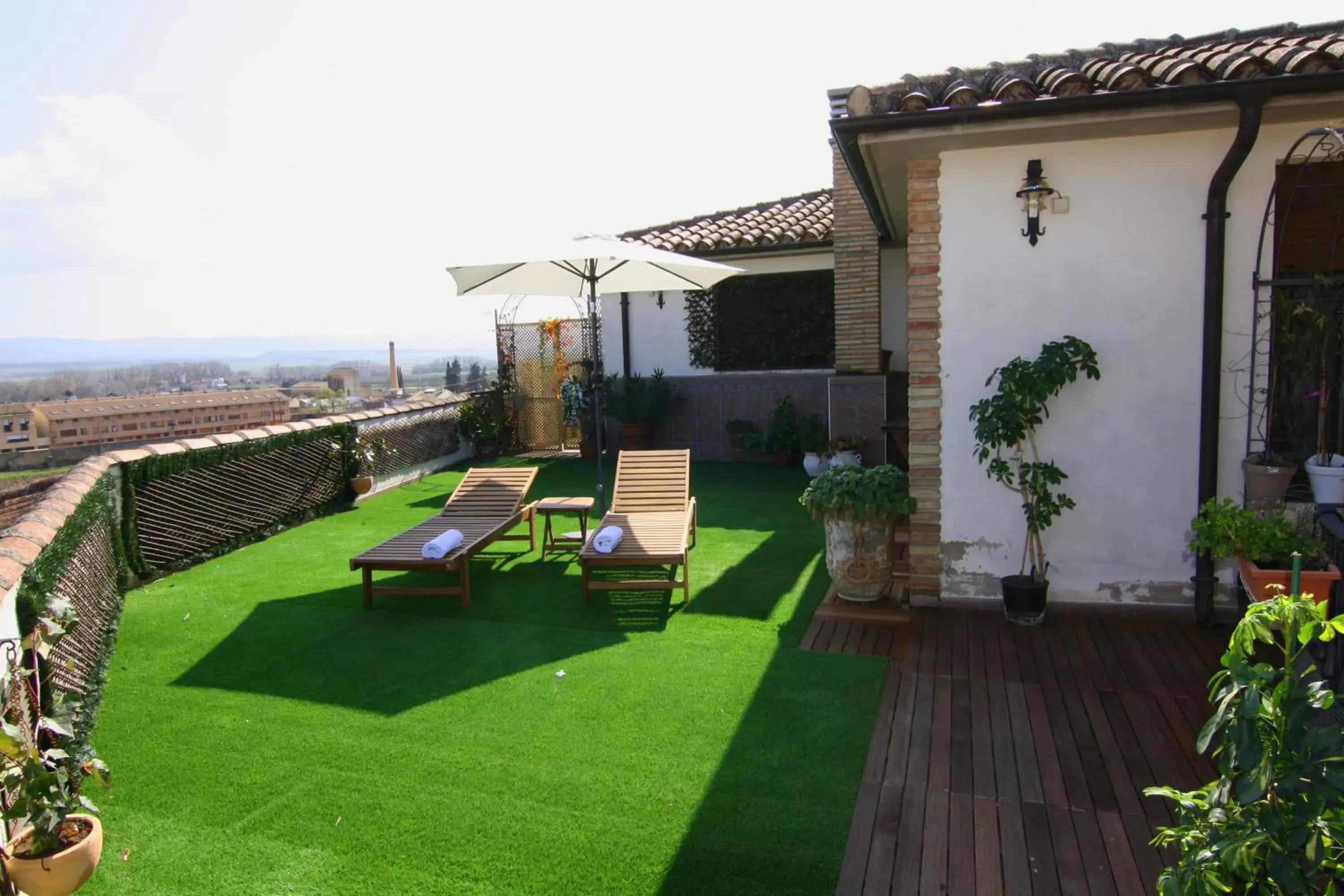 Balcony/Terrace in Hotel Merindad de Olite