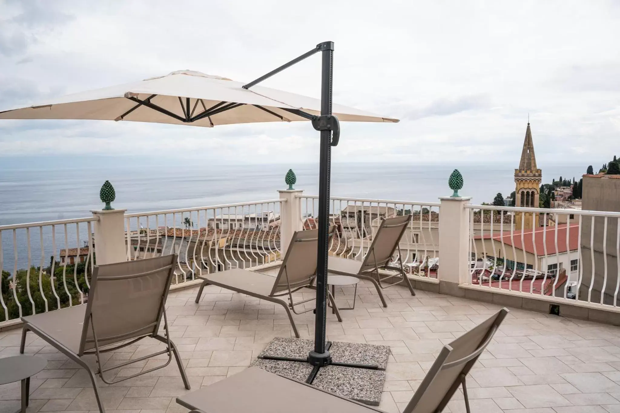 Solarium in Splendid Hotel Taormina