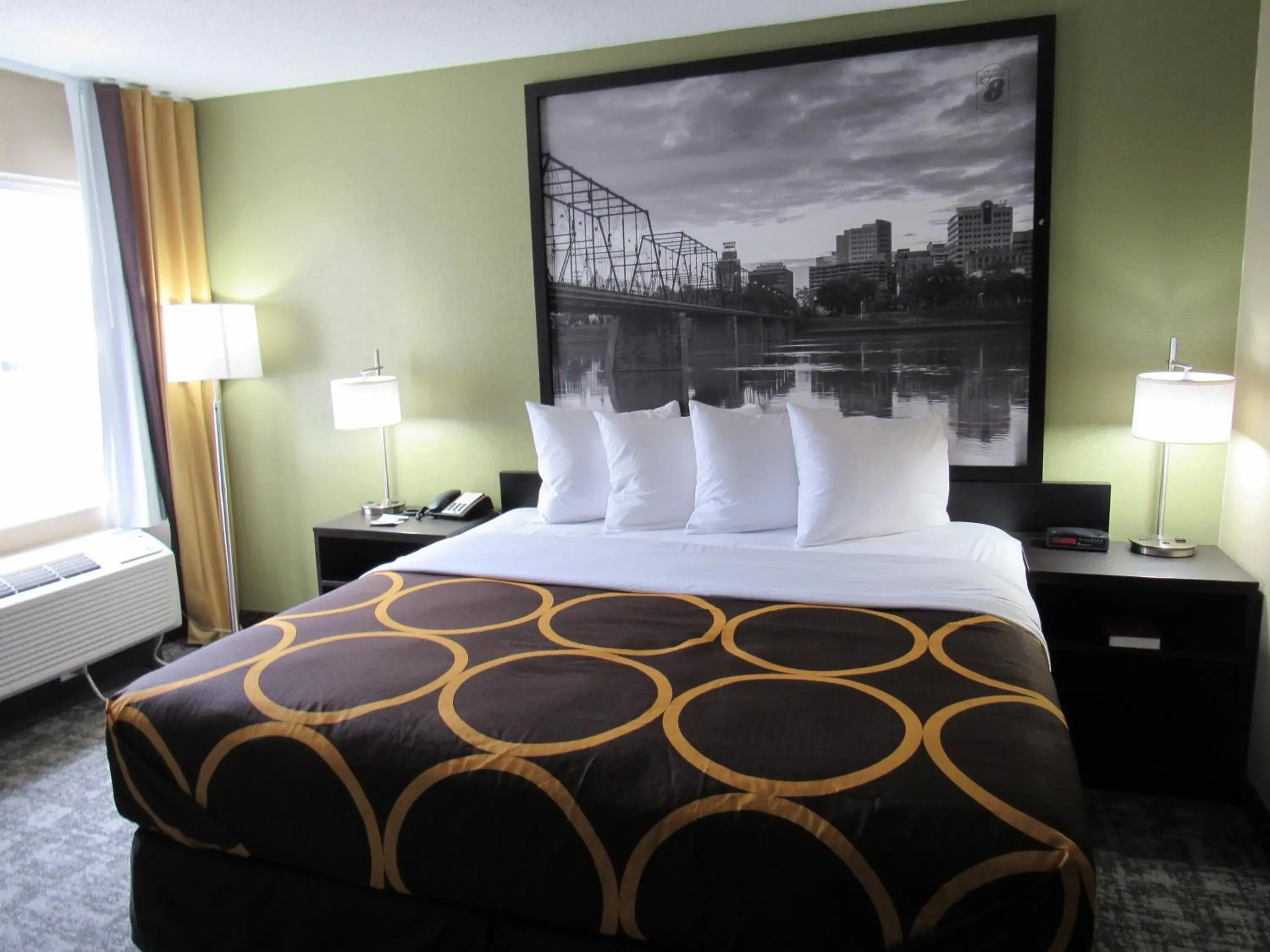 Bed in Super 8 by Wyndham New Cumberland