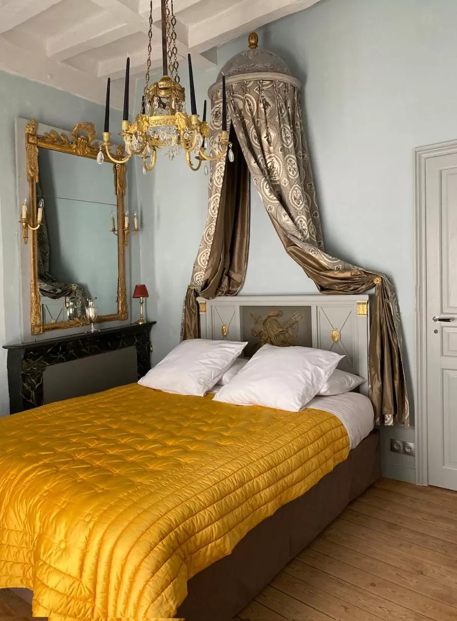 Bed in Manoir de Ghaisne