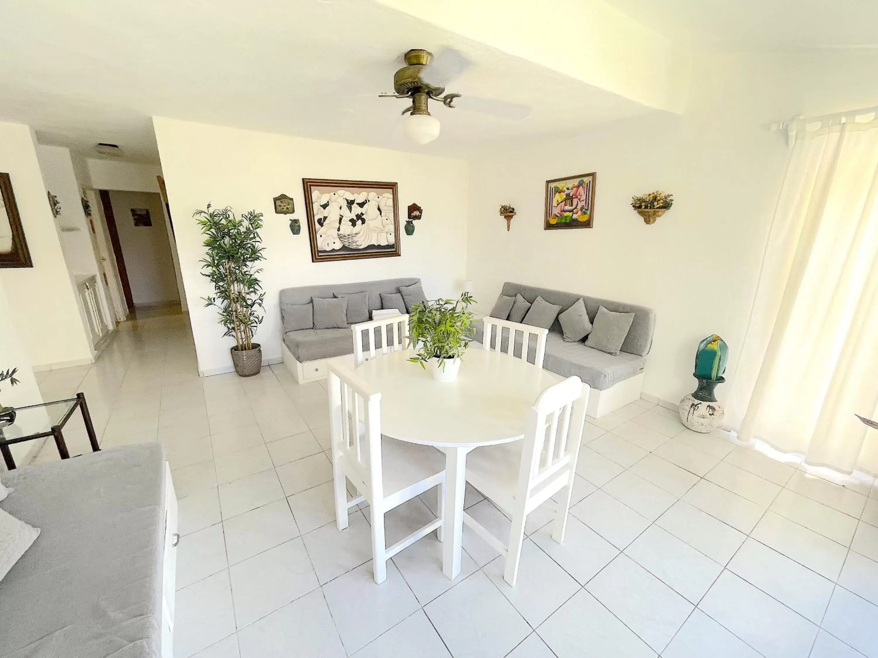 Living room, Seating Area in HOTEL Beach VILLAS Los Corales WIFI & BBQ BEACH CLUB