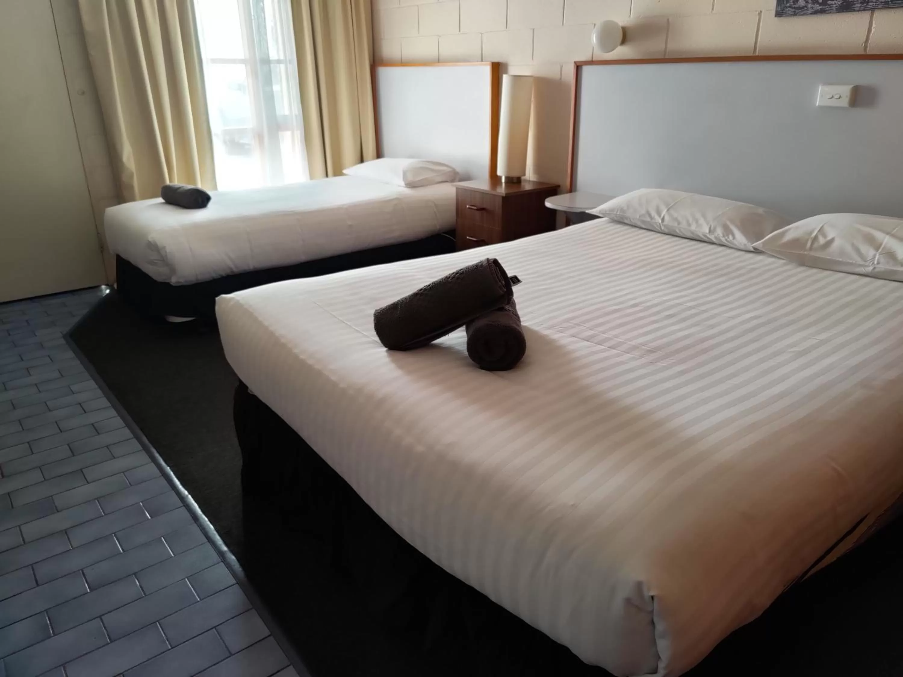 Bedroom, Bed in Yarragon Motel