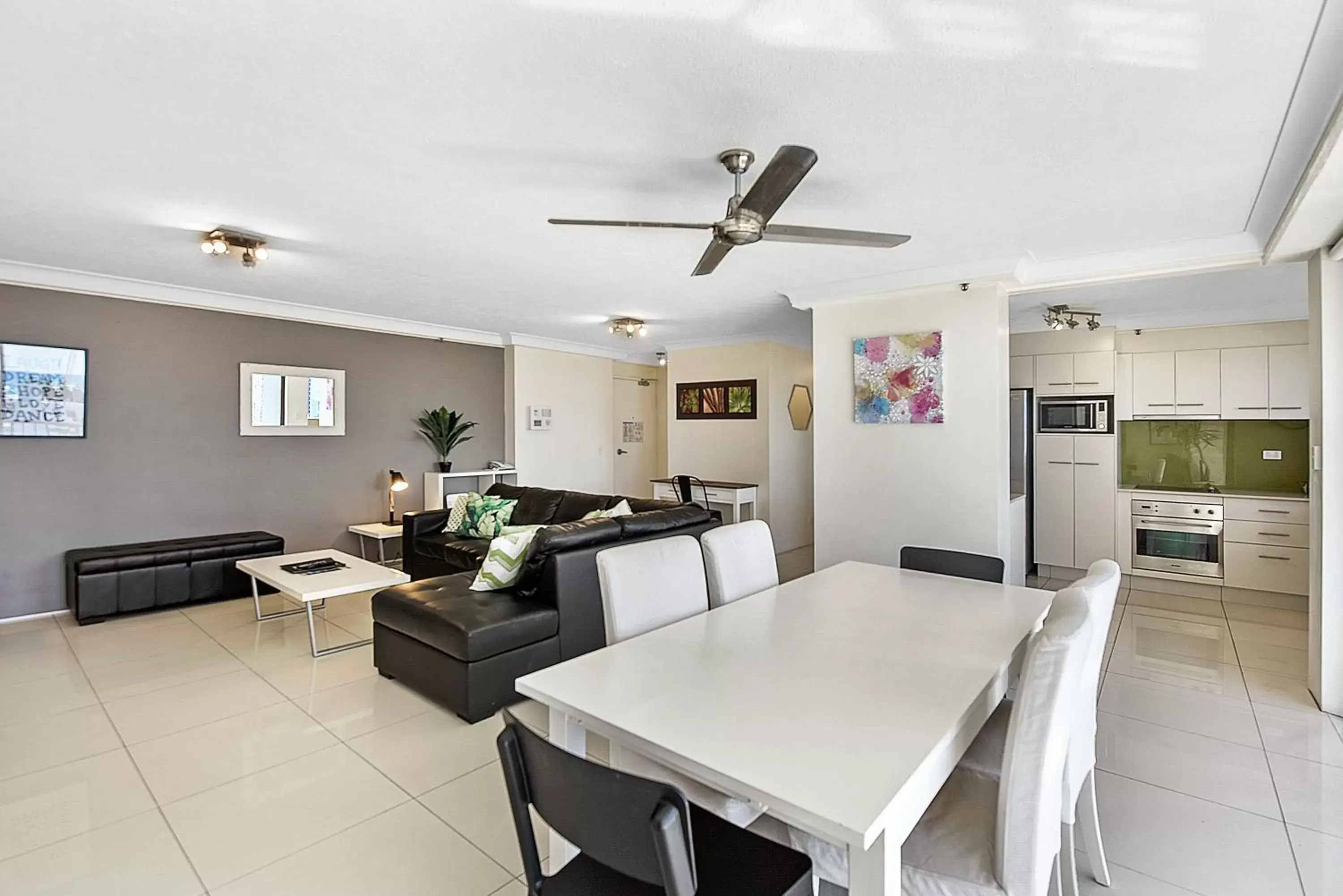 Dining Area in Surfers Century Oceanside Apartments