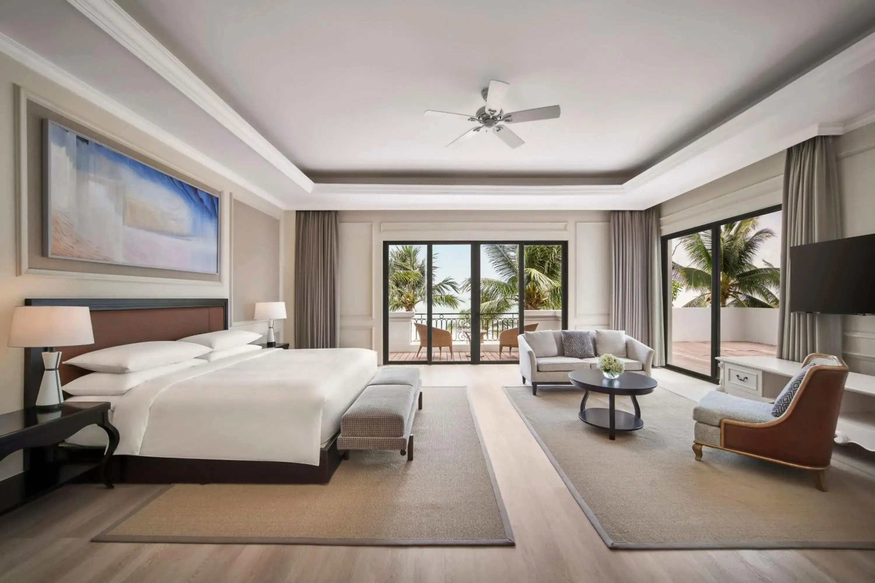 Living room in Sheraton Phu Quoc Long Beach Resort