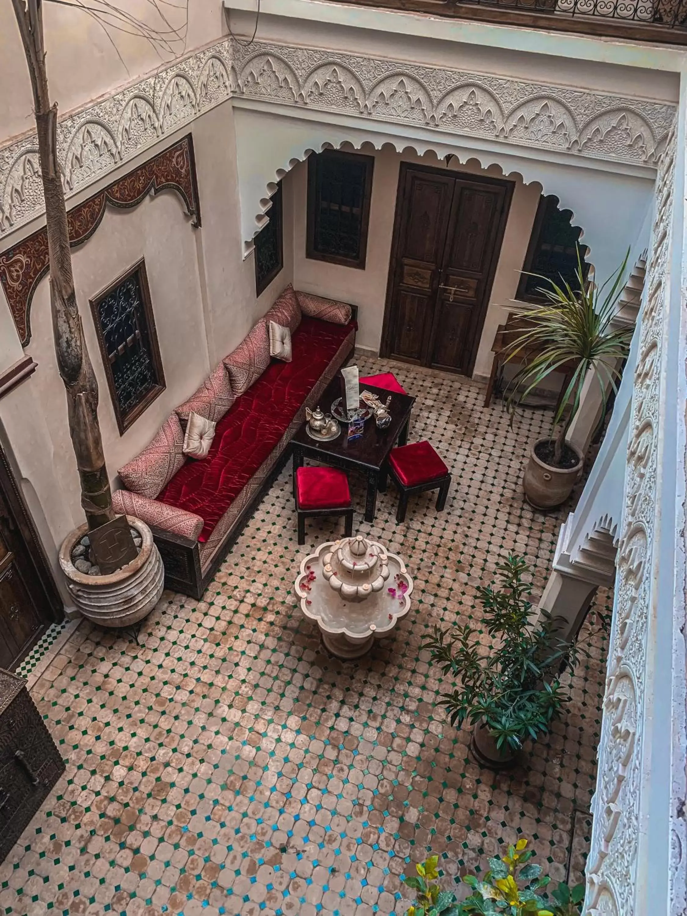 Patio in Riad Ghali Hotel & SPA