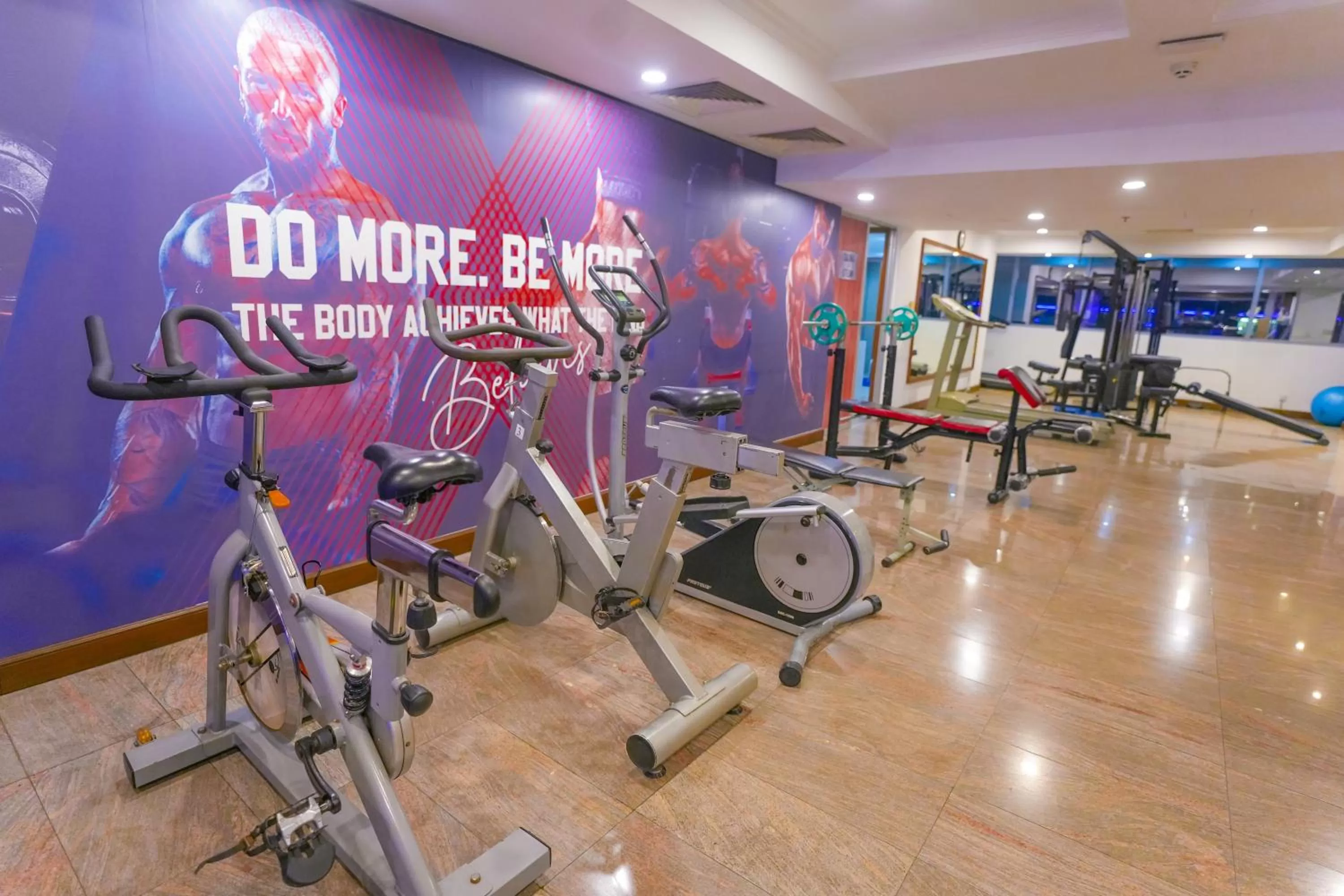 Fitness centre/facilities in Hotel Sarina