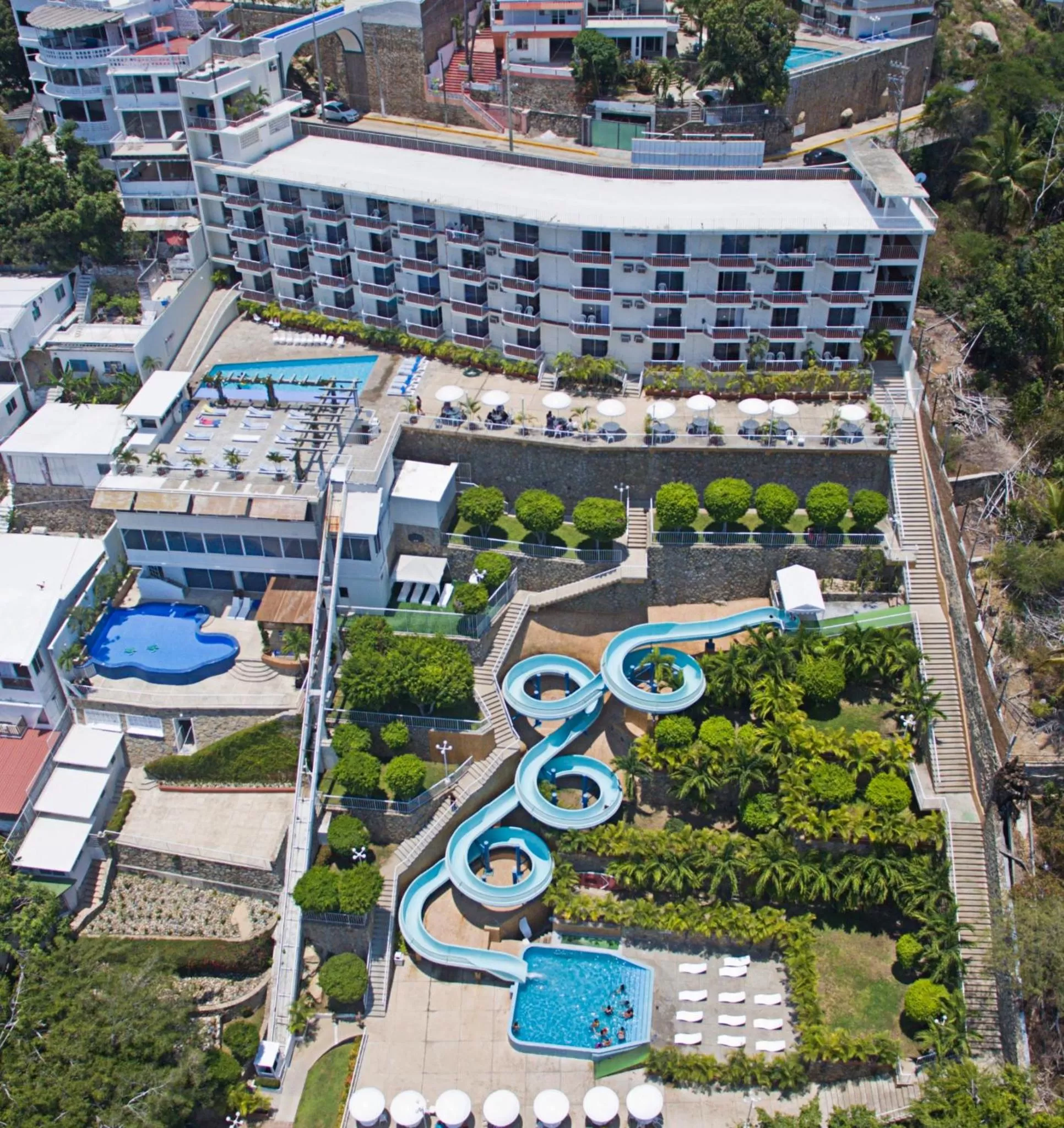 Bird's eye view in Alba Suites Acapulco