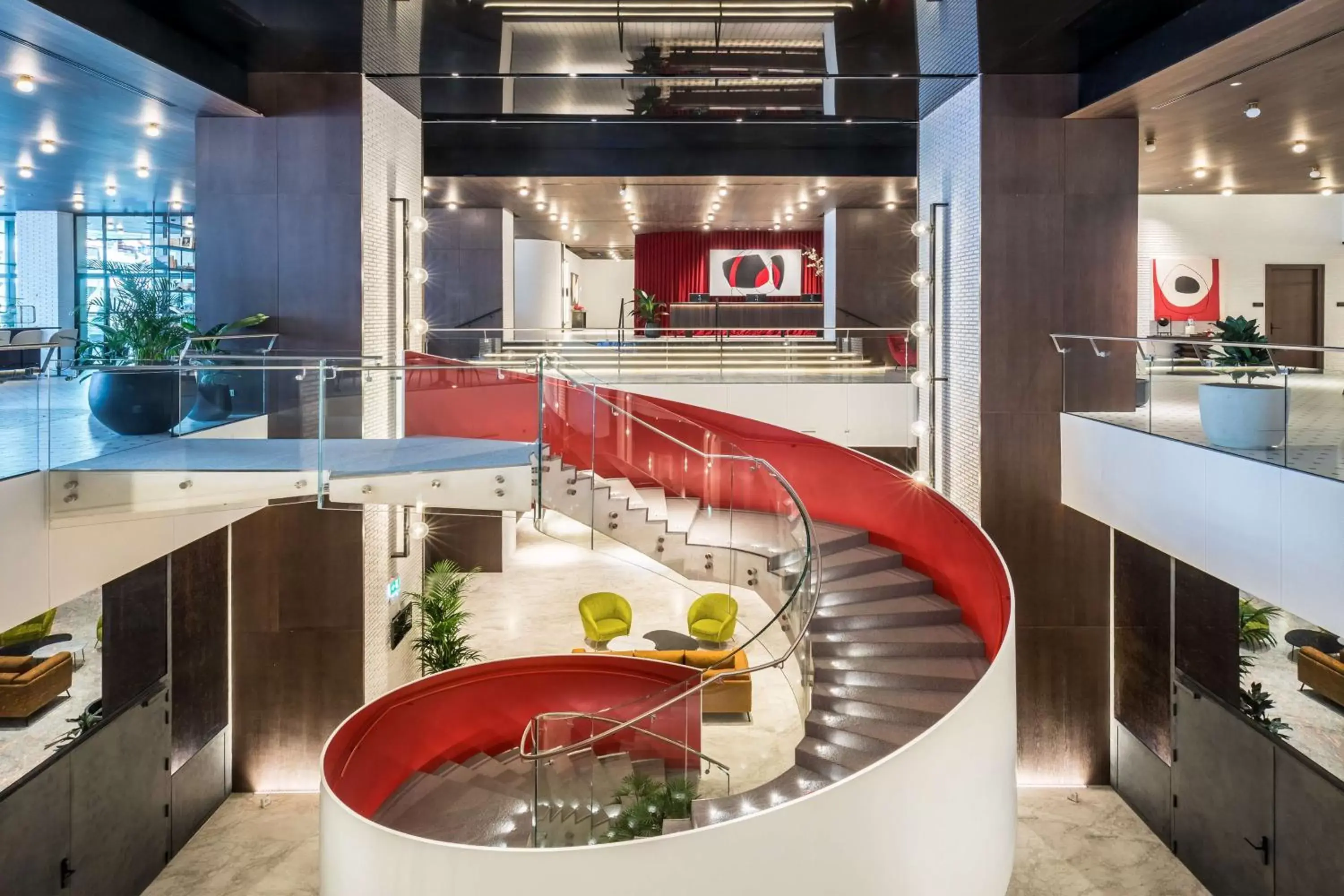 Lobby or reception in Canopy by Hilton Madrid Castellana Lobby or reception in Canopy by Hilton Madrid Castellana