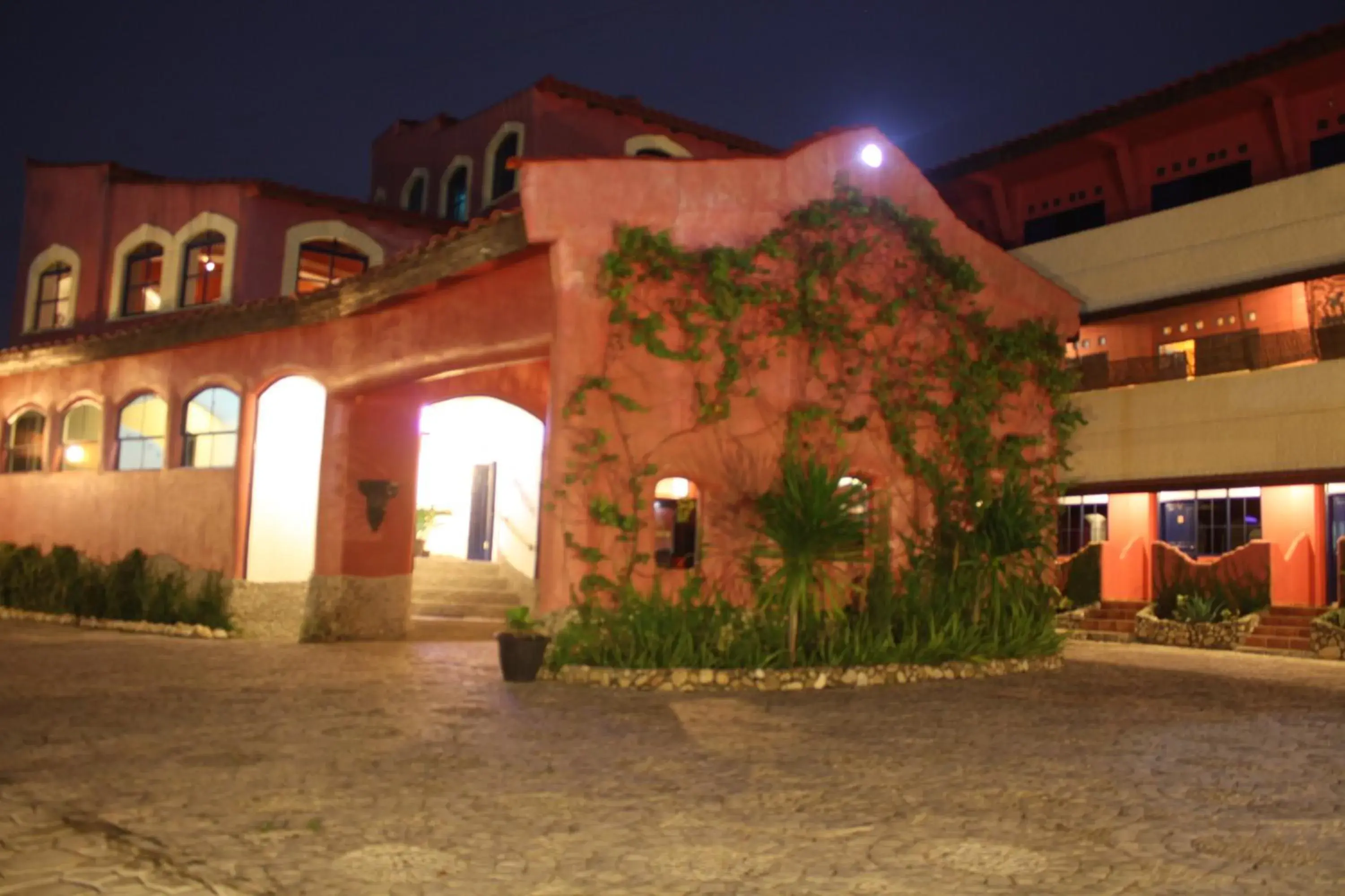 Night, Property Building in Hotel La Hasienda