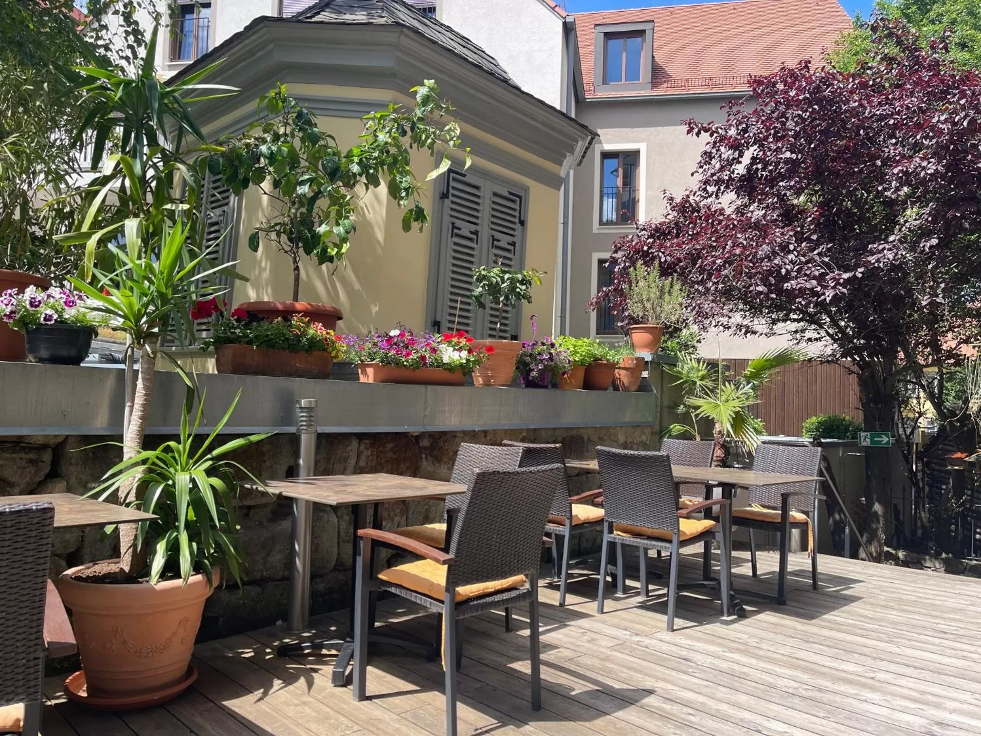 Balcony/Terrace in Hotel Central