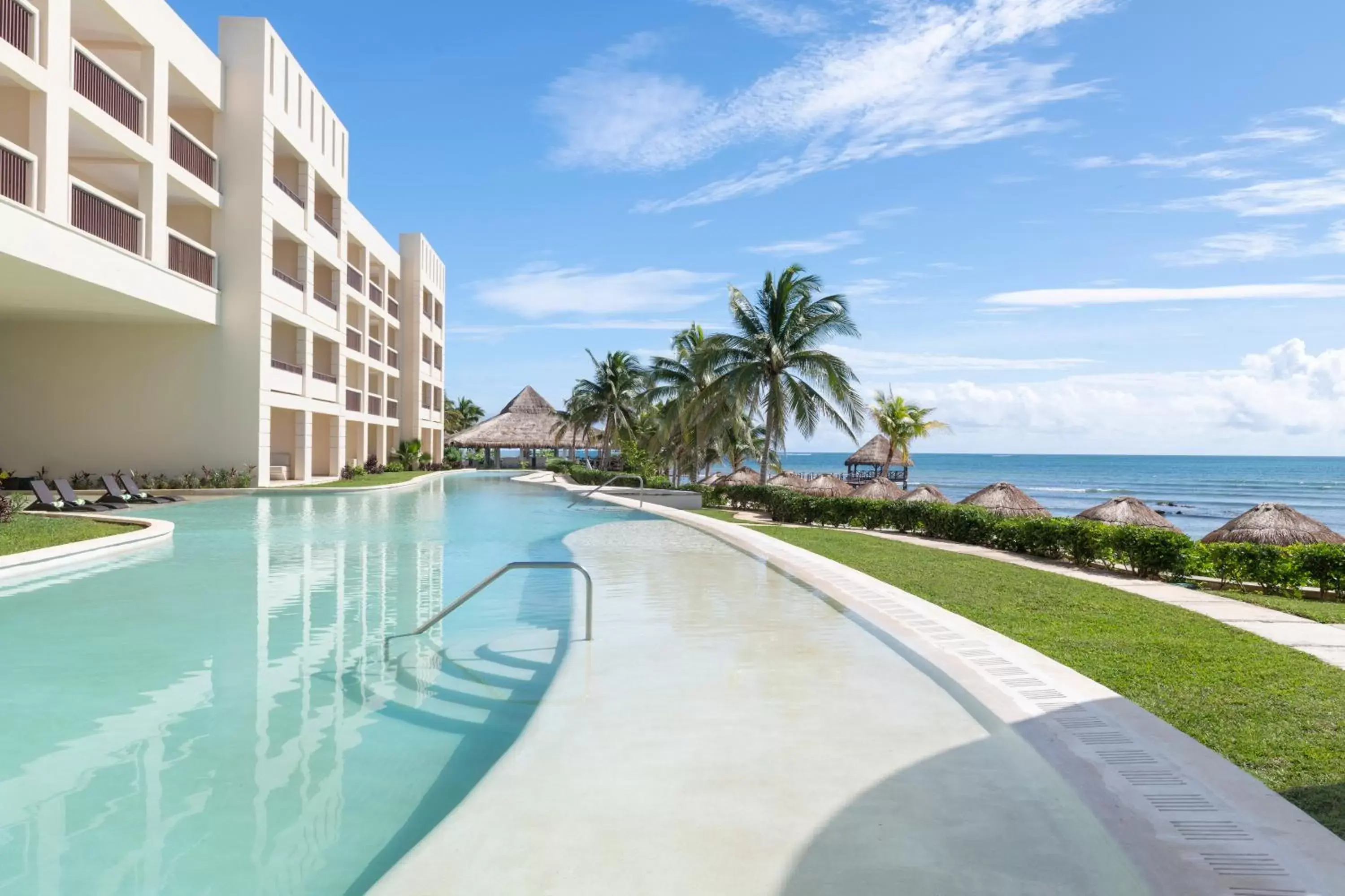 Sea view, Swimming Pool in Hyatt Ziva Riviera Cancun All-Inclusive