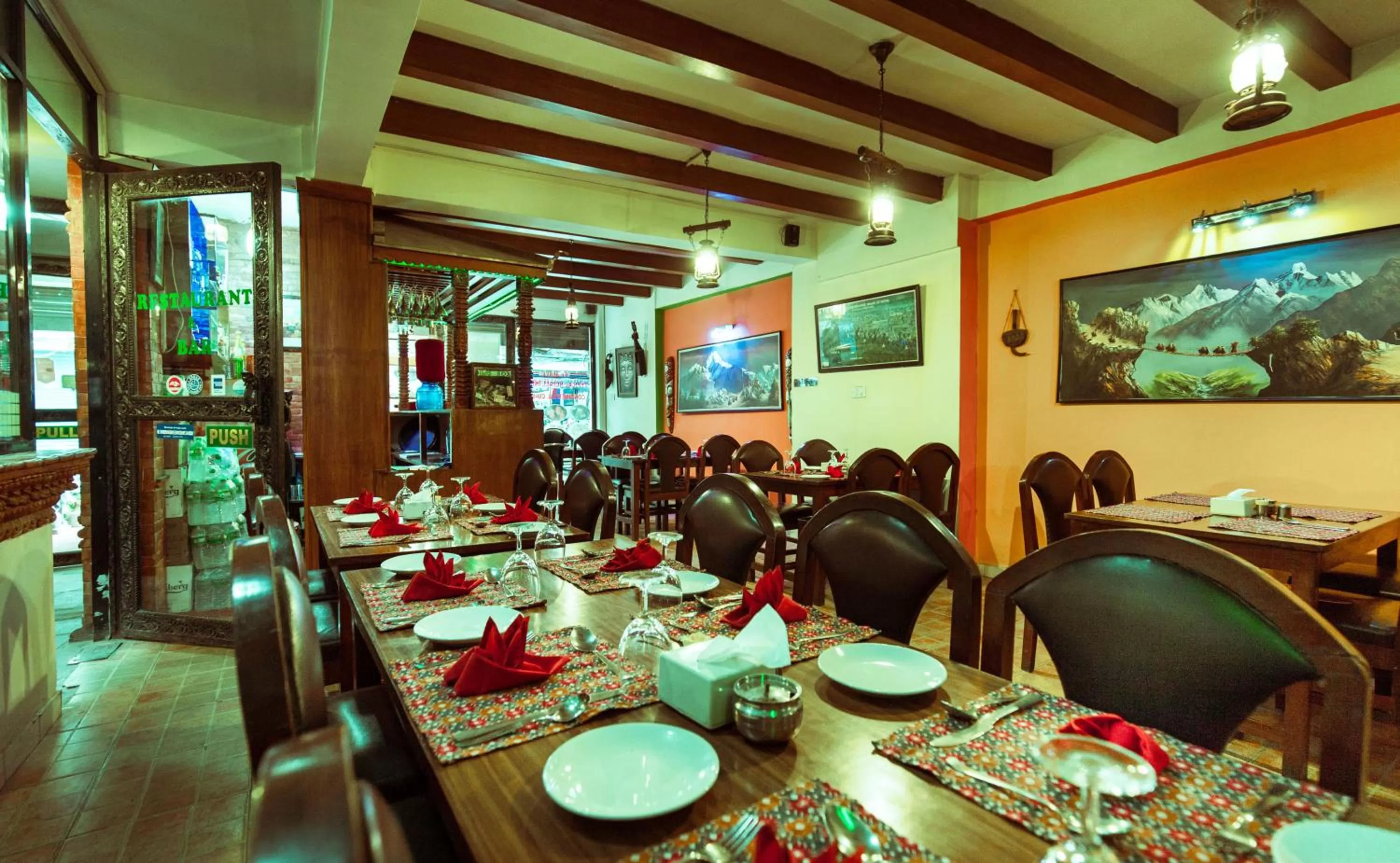 Restaurant/places to eat in Kathmandu Eco Hotel