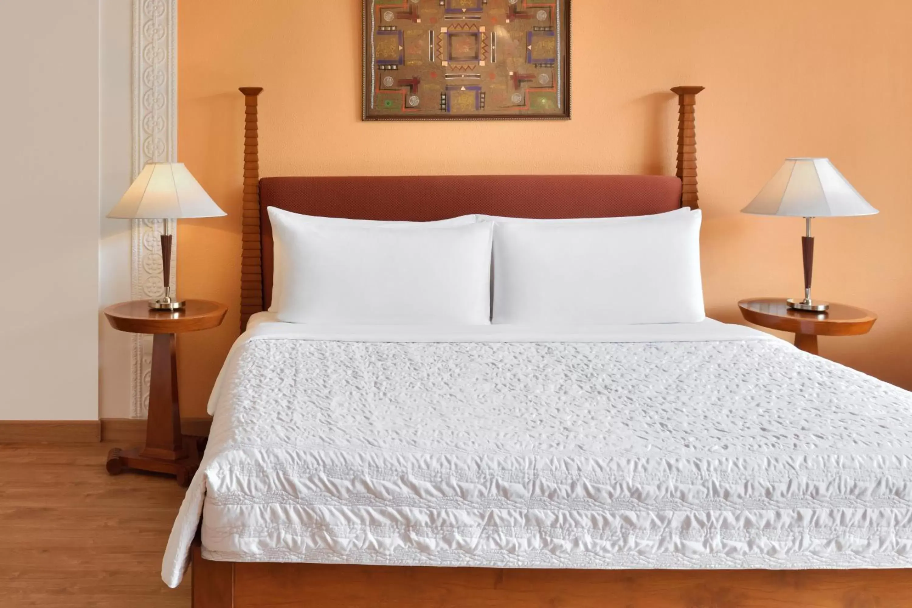 Photo of the whole room, Bed in Le Meridien Jaipur Resort & Spa