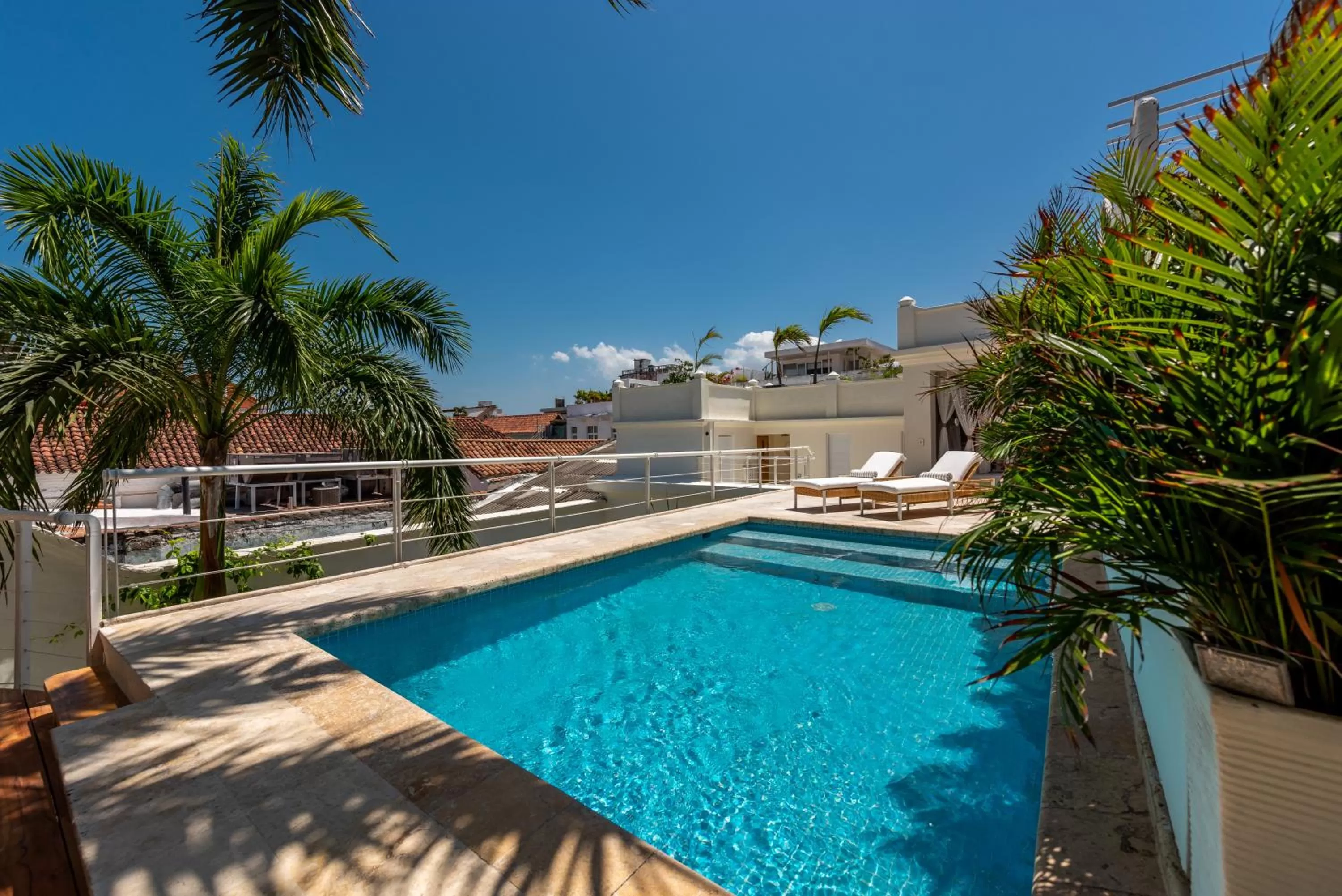 Swimming pool in Casa Diluca Cartagena Hotel Boutique