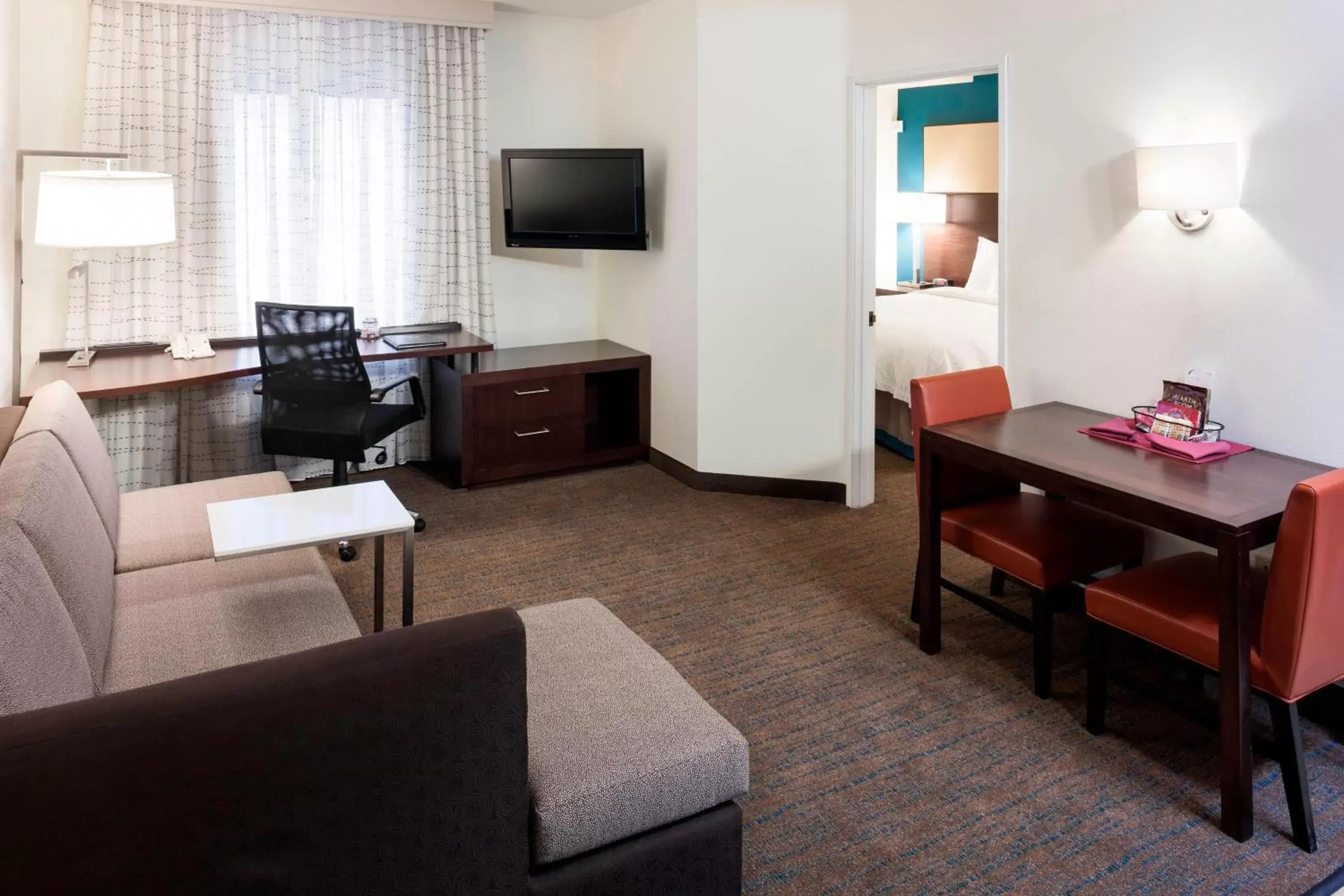 Bedroom, Seating Area in Residence Inn by Marriott Santa Clarita Valencia