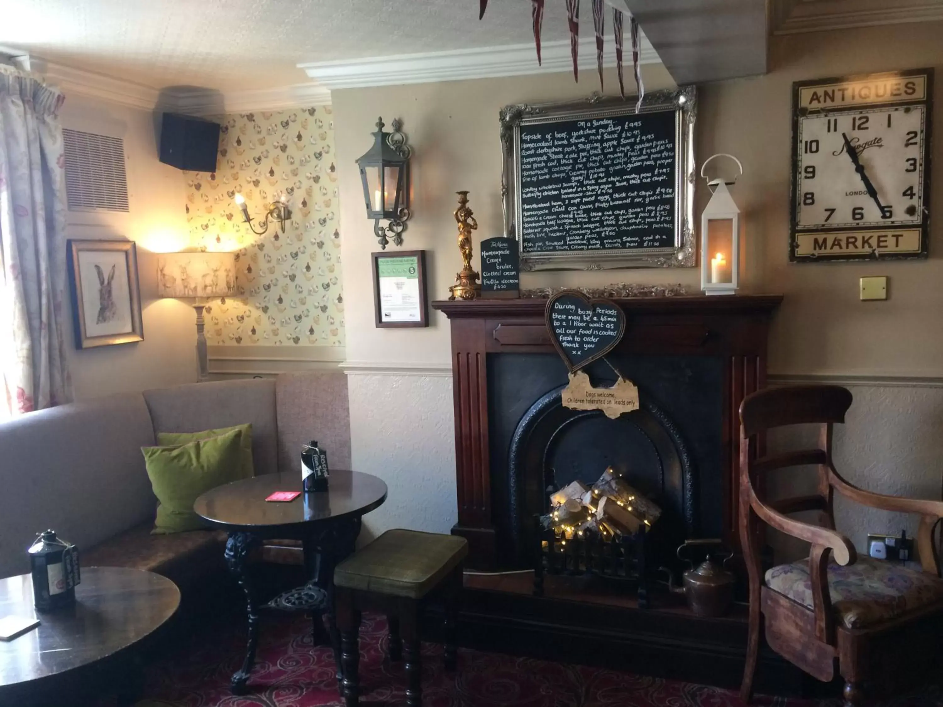 Seating Area in George and Dragon Ashbourne