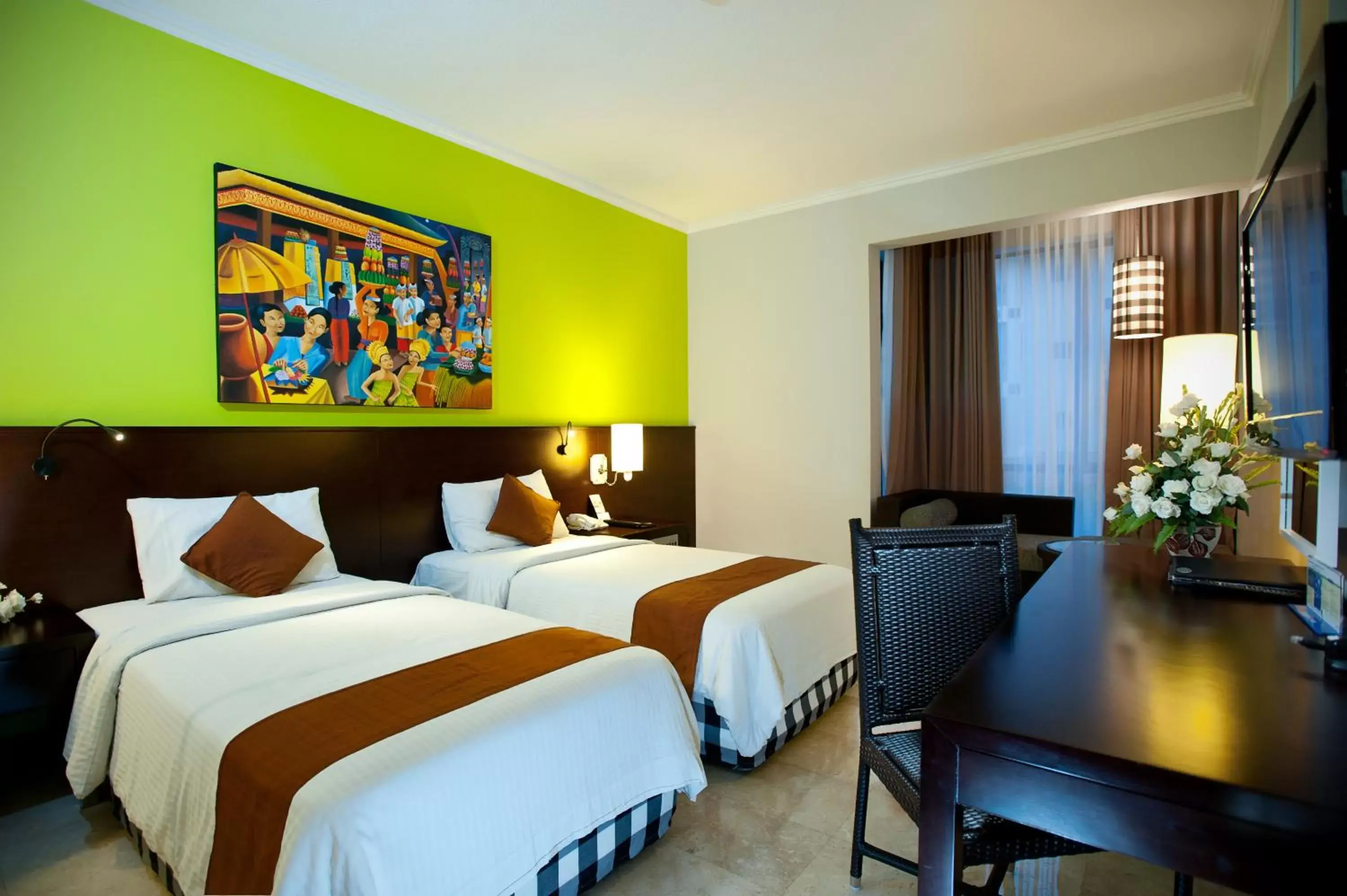 Photo of the whole room, Bed in Prime Plaza Hotel Sanur – Bali