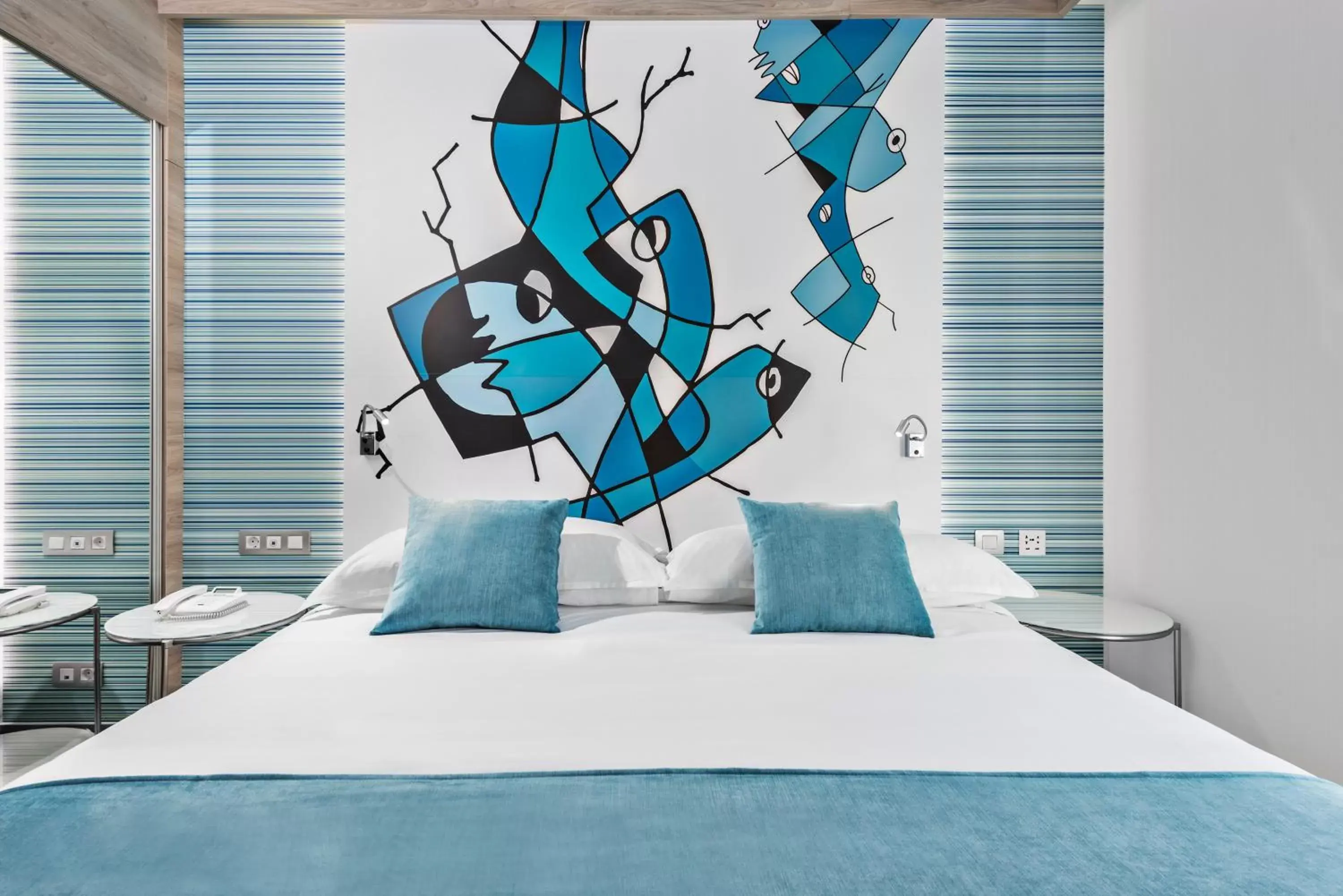 Bedroom, Bed in Elba Premium Suites - Adults Only