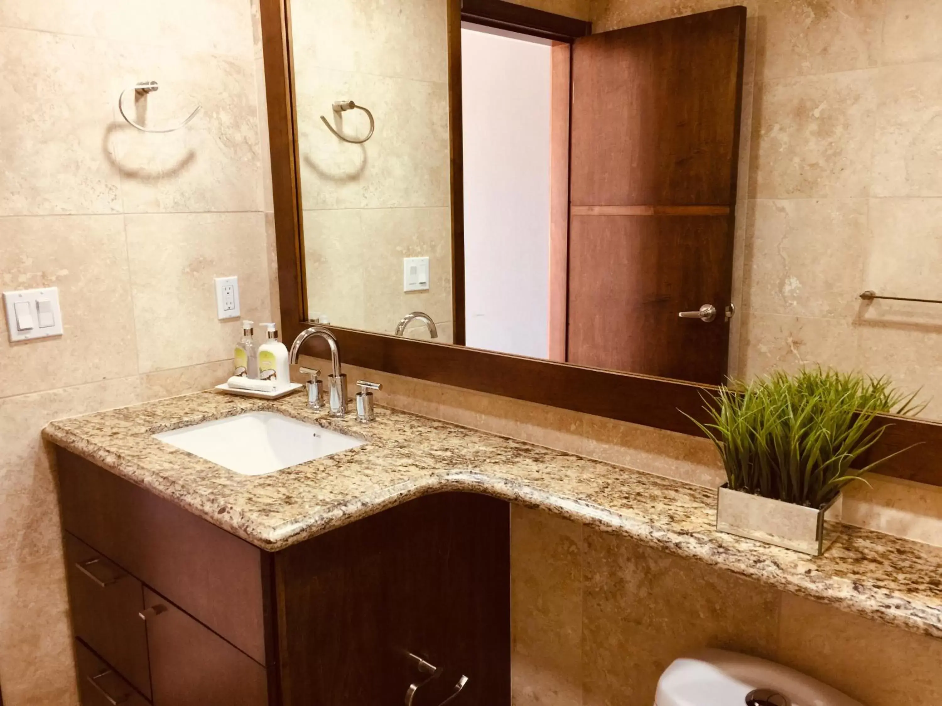 Bathroom in Fabulous Ocean View Condo with Walking Distance to the Beach!