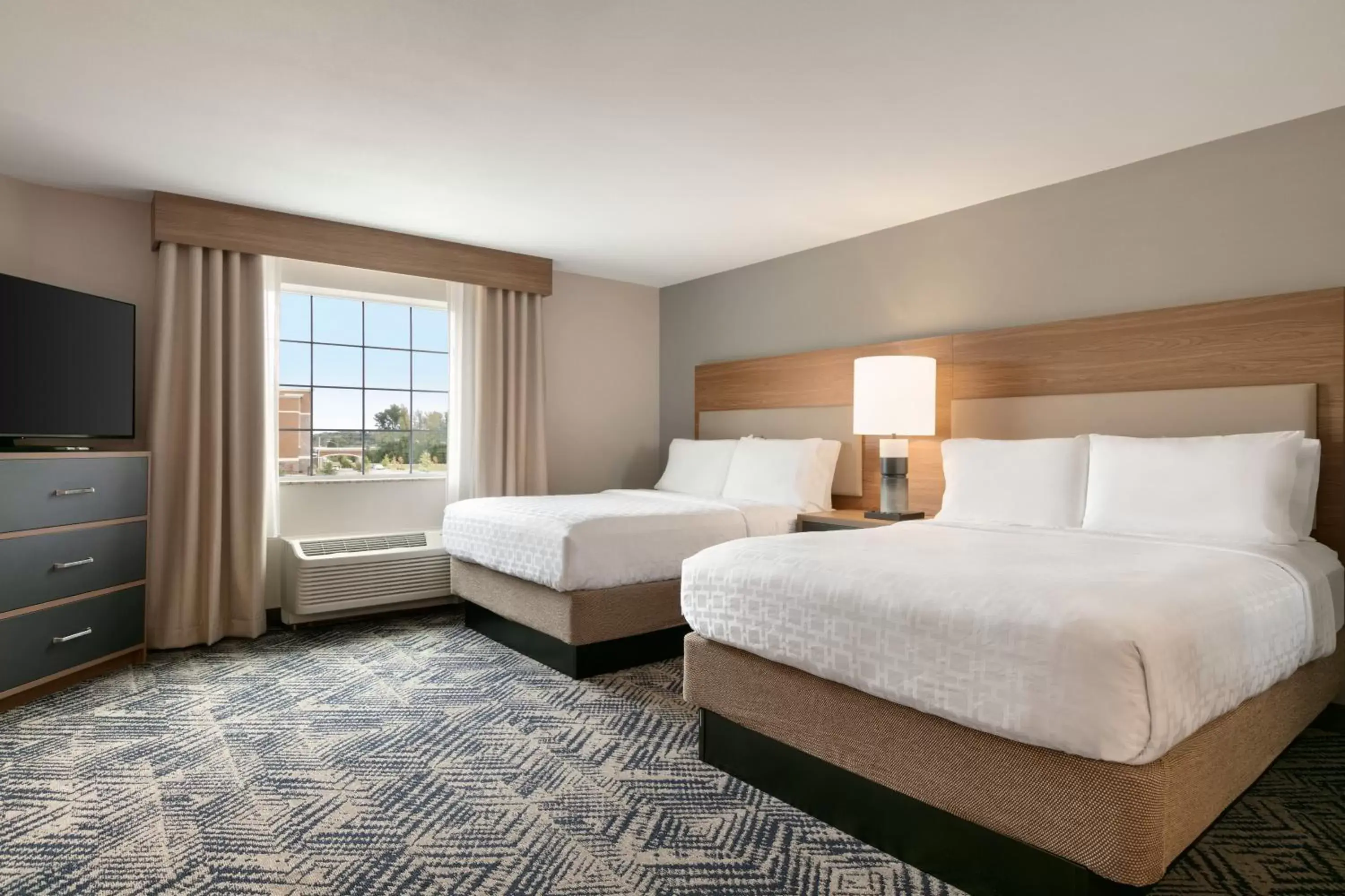 Photo of the whole room, Bed in Candlewood Suites - Asheville Downtown, an IHG Hotel