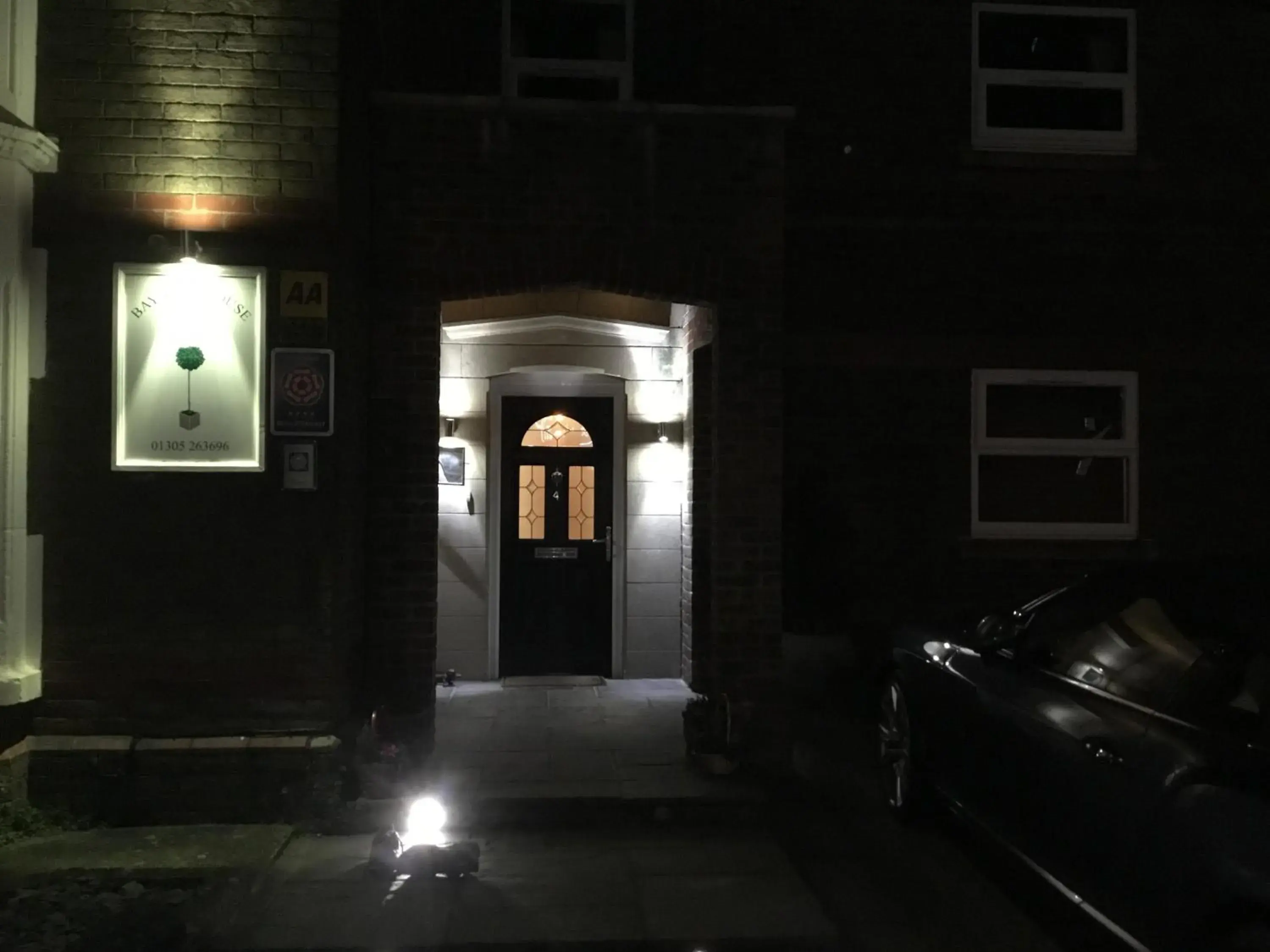 Facade/entrance in Bay Tree House