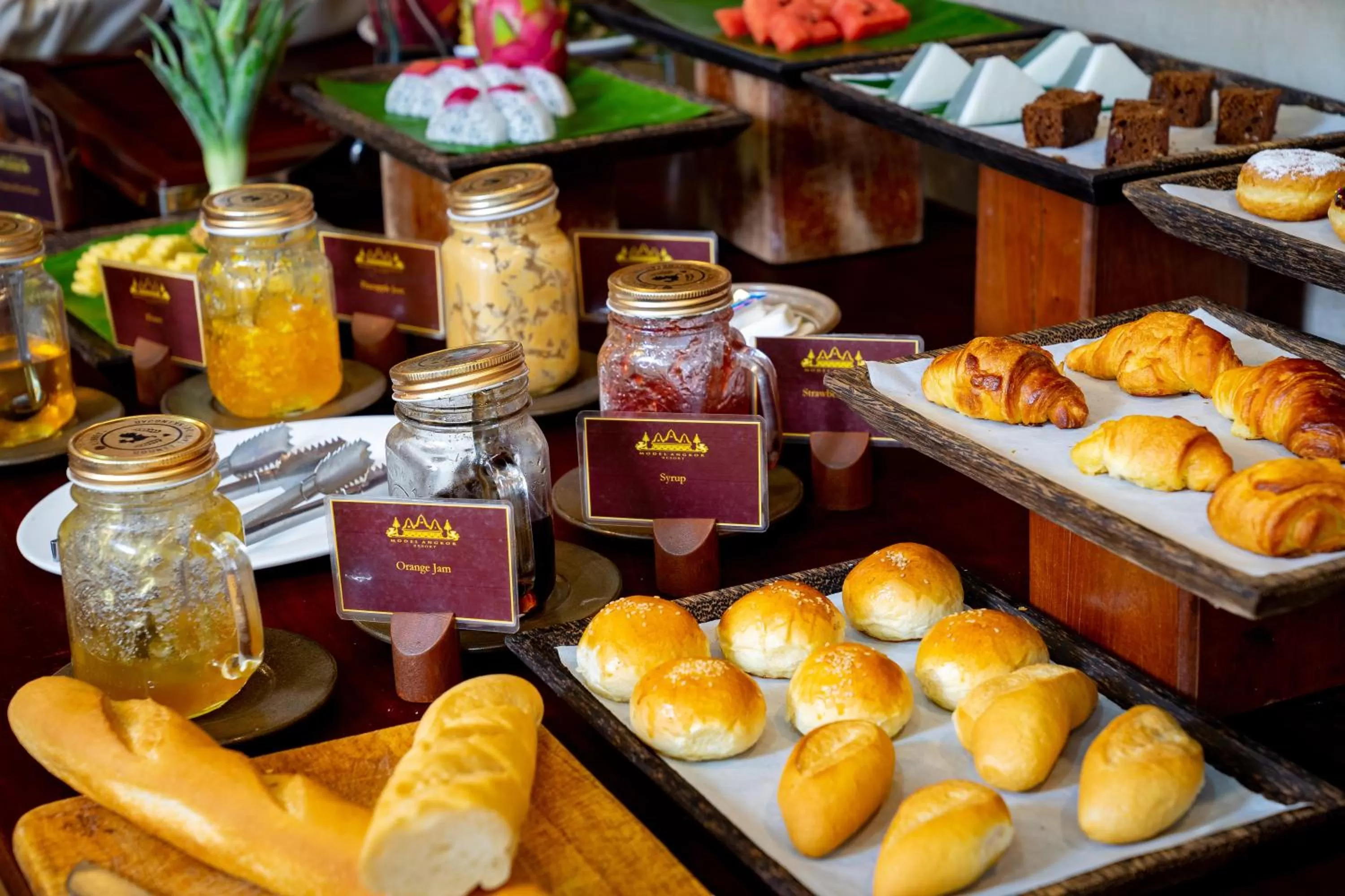 Buffet breakfast in Angkor Style Resort
