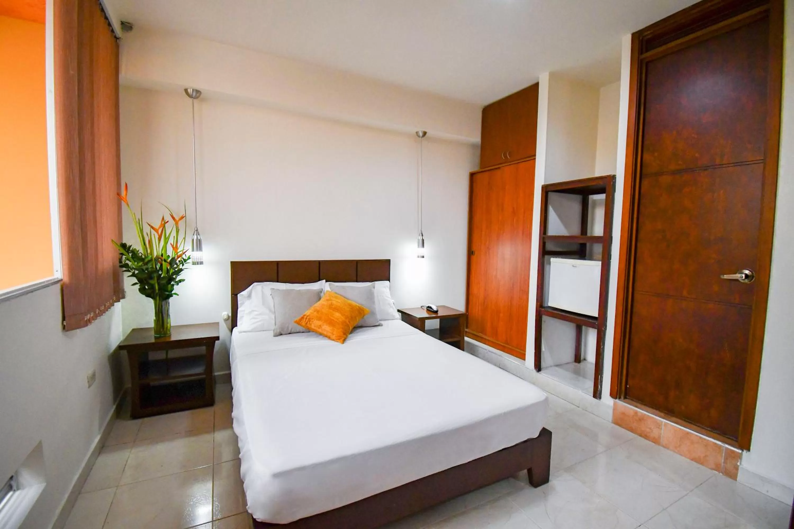 Bed in Hotel Mónaco Armenia