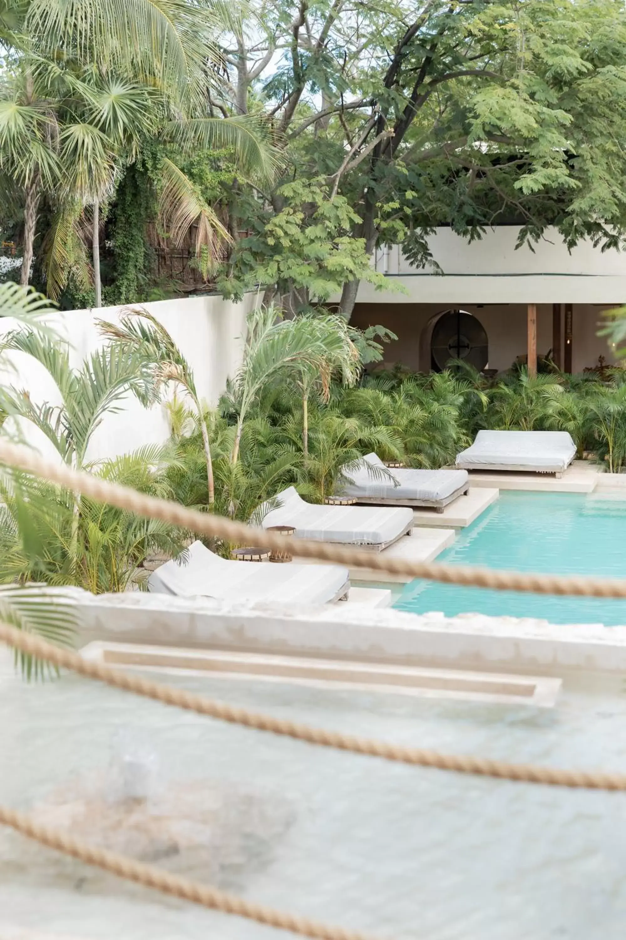 Garden view, Swimming Pool in La Valise Tulum