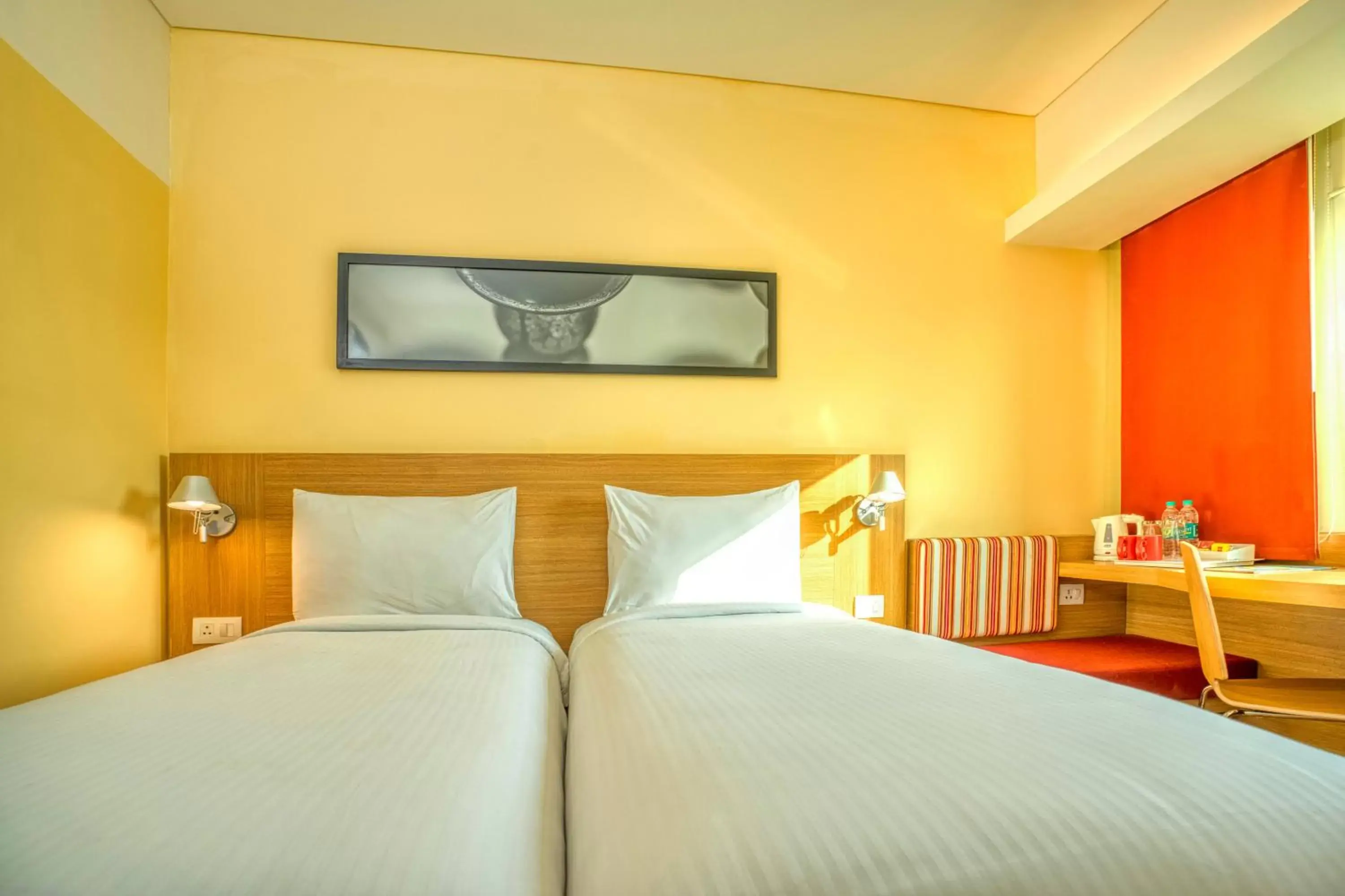 Bedroom, Bed in ibis Hyderabad Hitec City - An Accor Brand