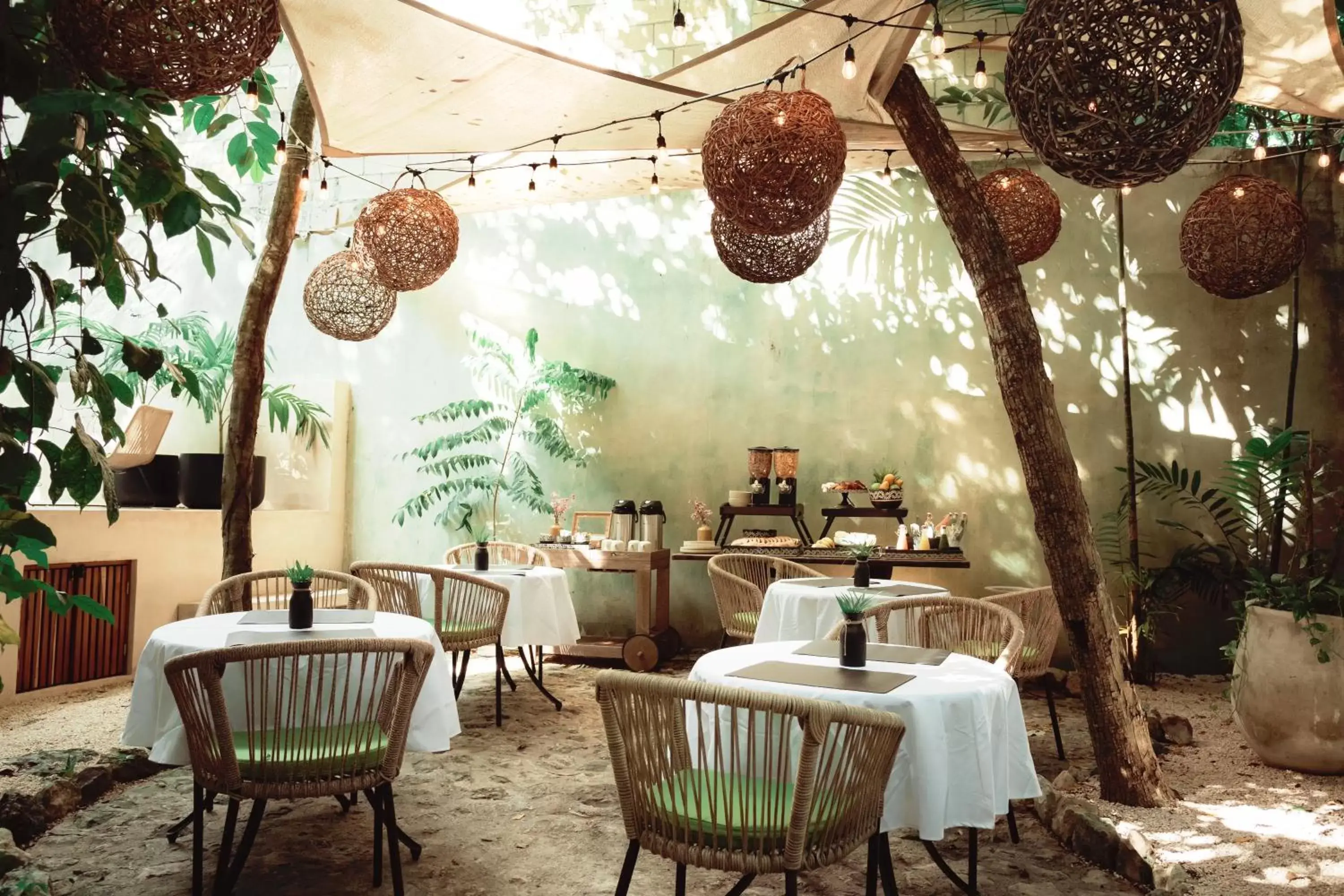 Garden, Restaurant/Places to Eat in Terasu Riviera Maya Hotel & Spa, en Xcaret