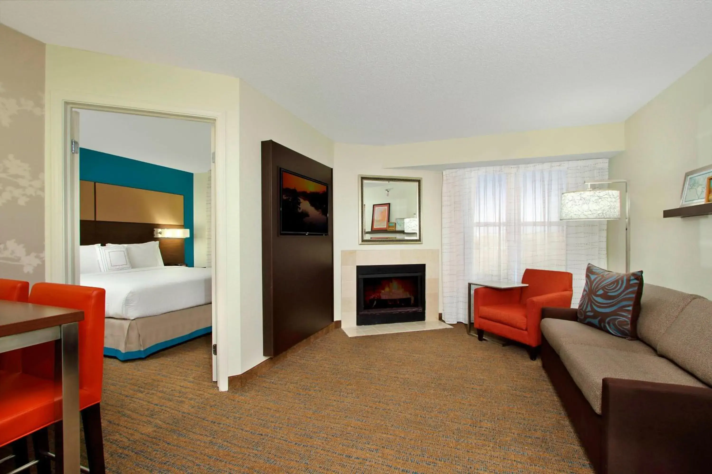 Bedroom, Seating Area in Residence Inn Colorado Springs South