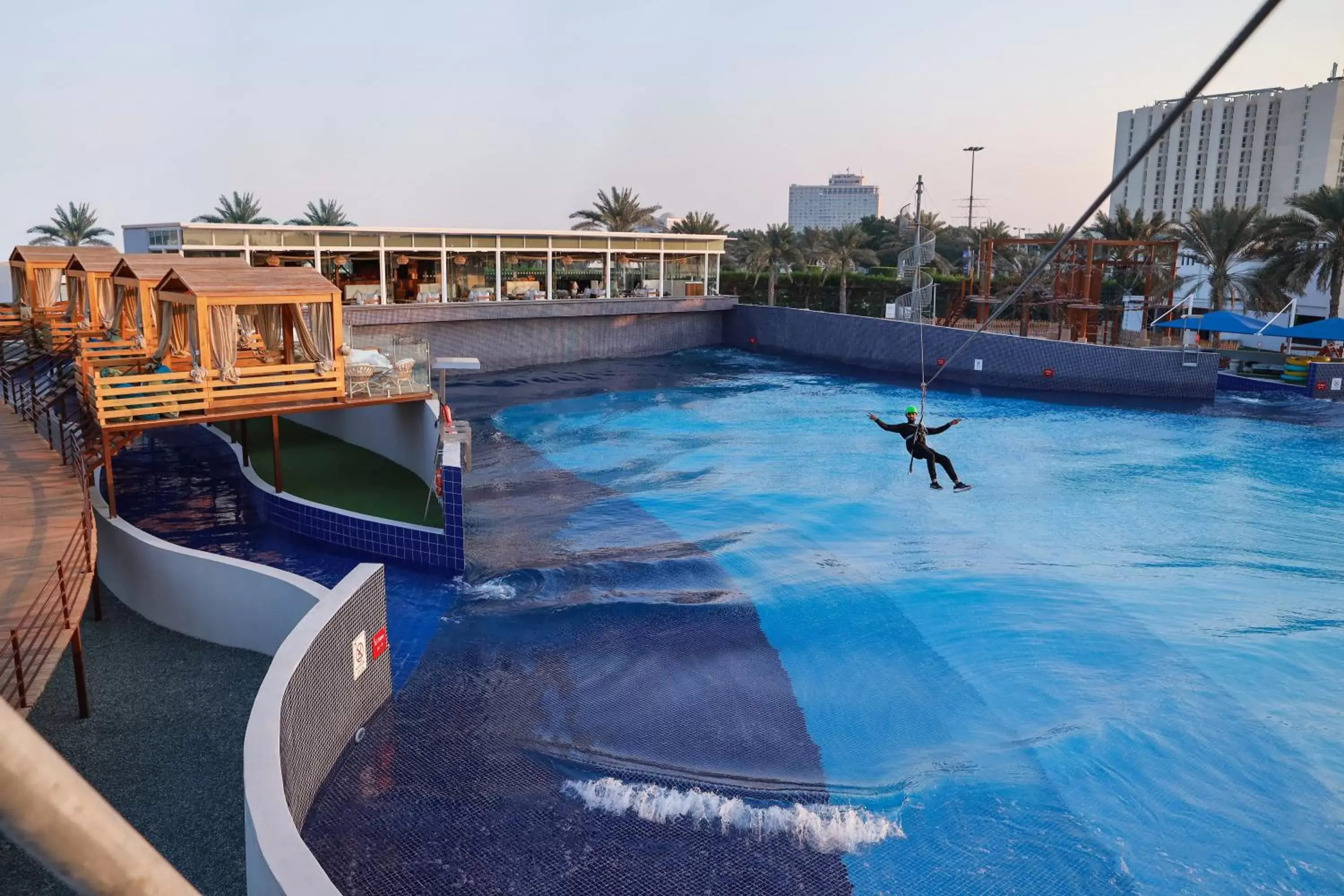 Swimming Pool in Radisson Blu Hotel & Resort, Abu Dhabi Corniche