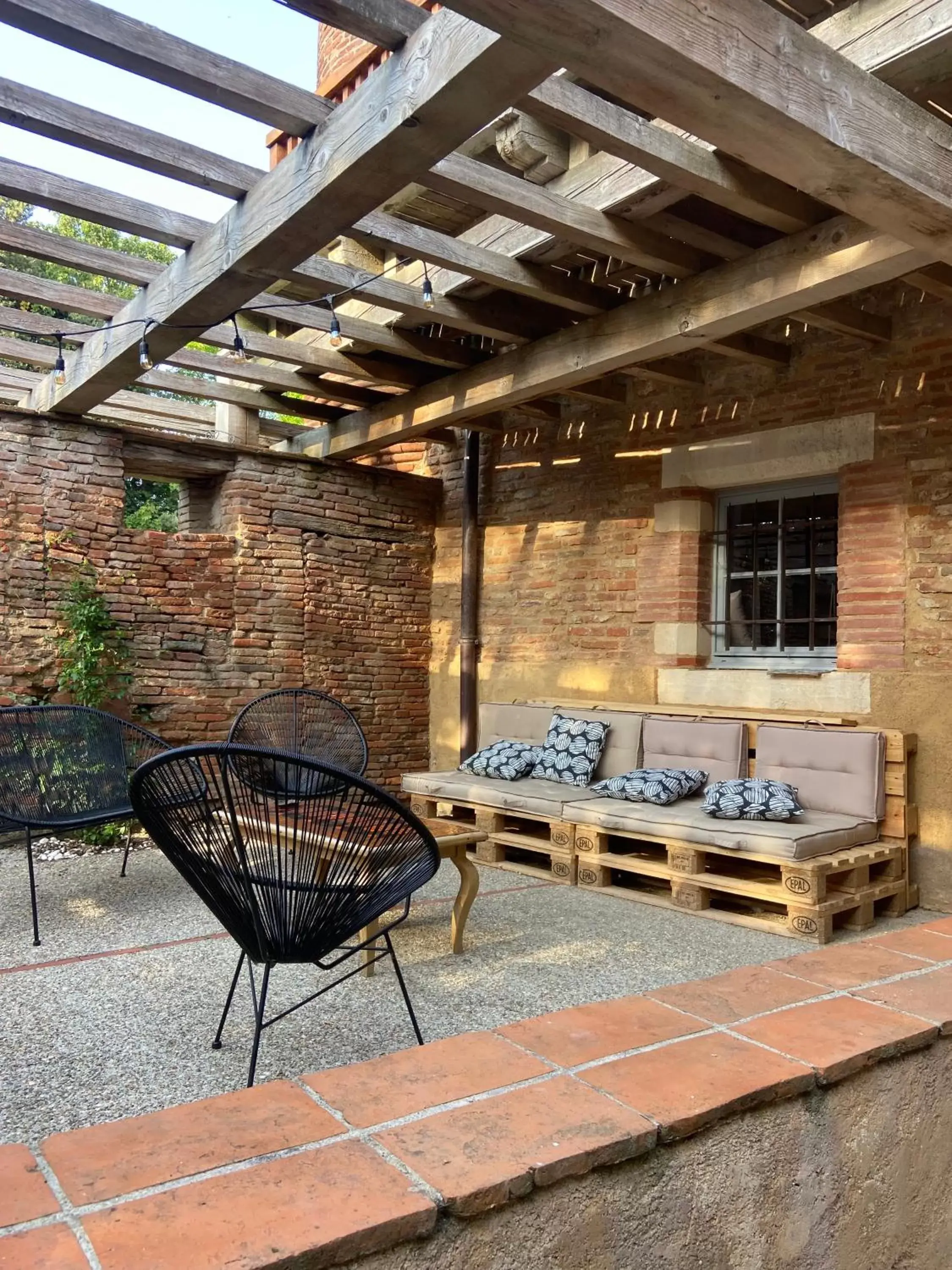 Patio in Manoir du Bouyssou