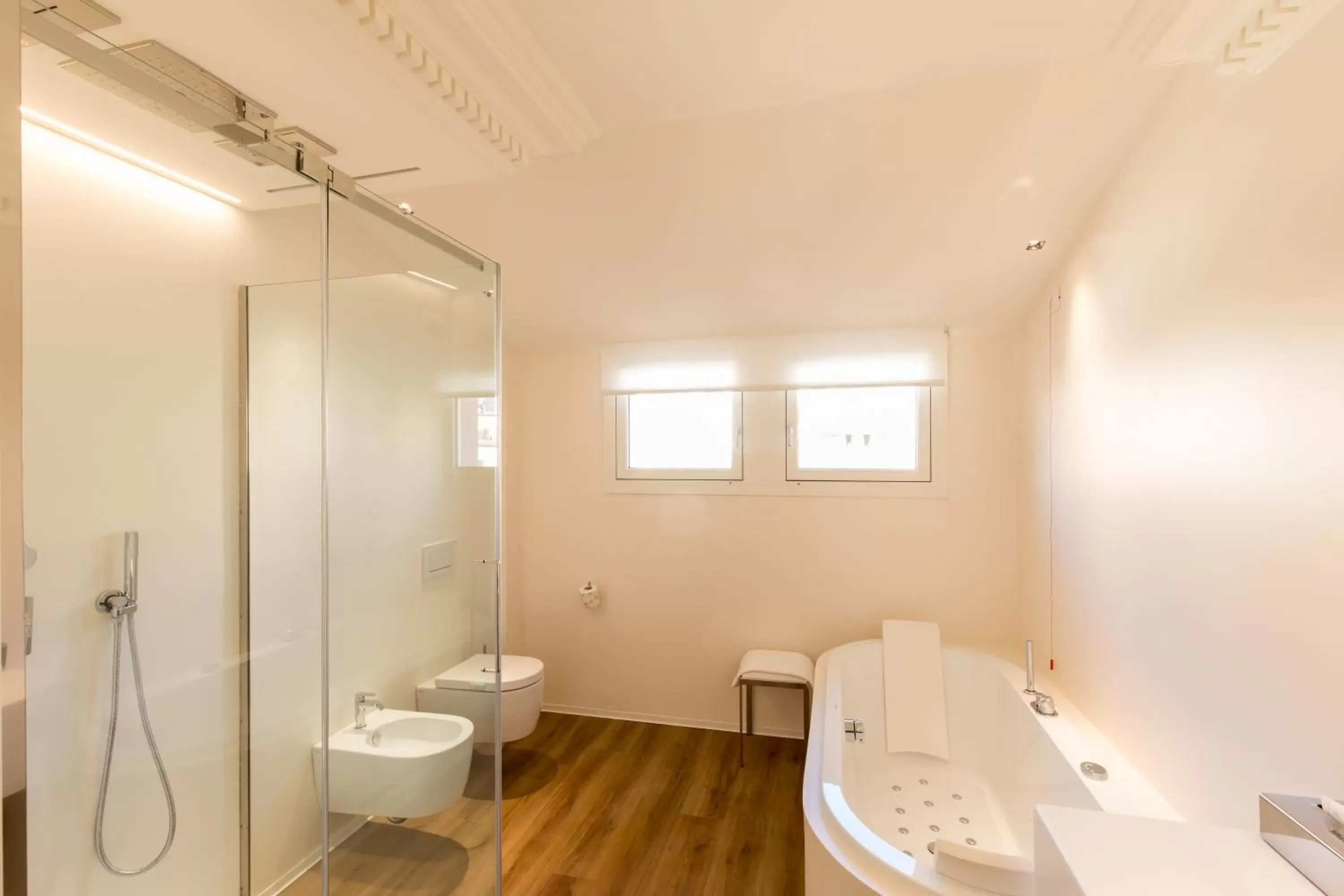 Shower, Bathroom in Grand Hotel Palace