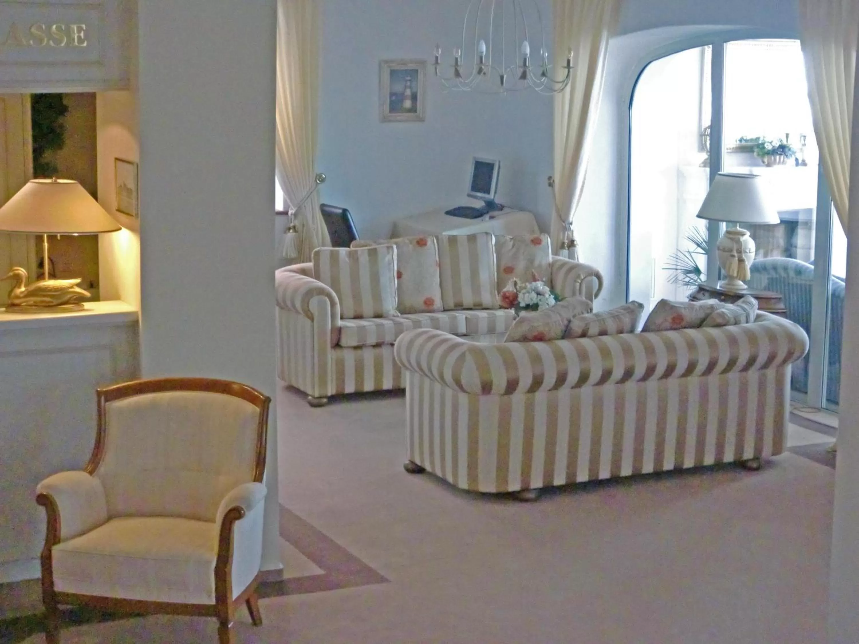 Decorative detail, Seating Area in Hotel Am Yachthafen