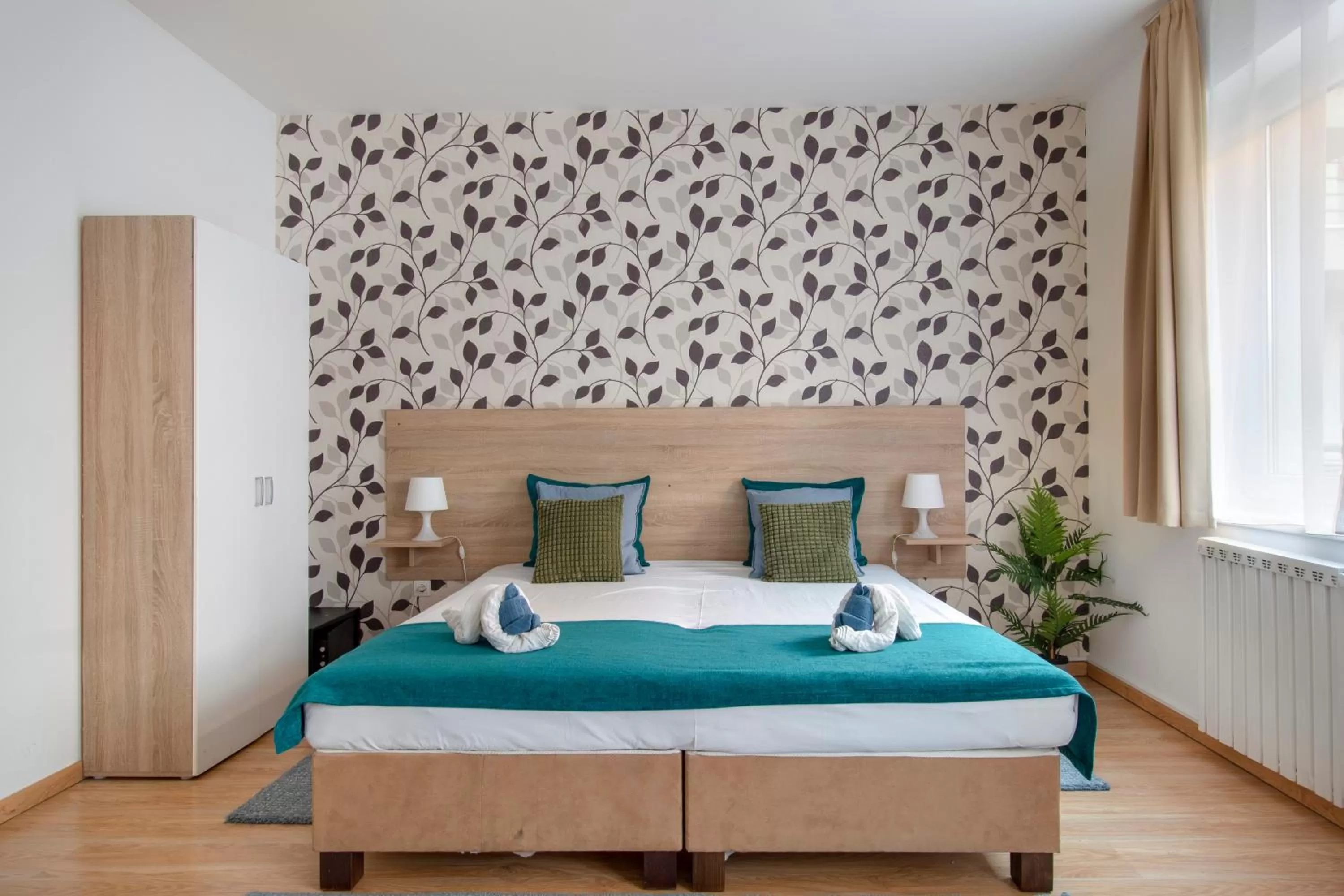 Bed in Prince Apartments