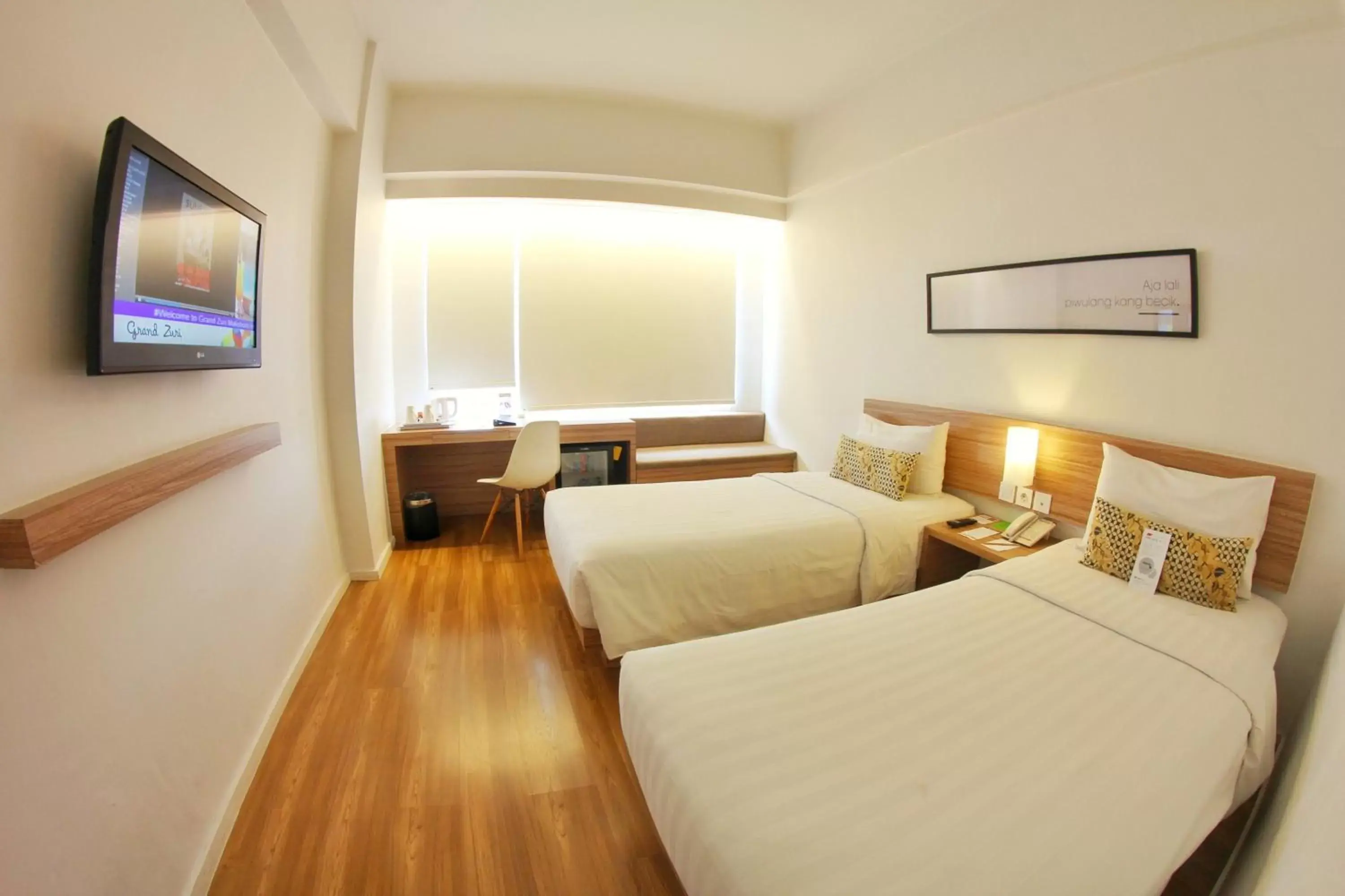 Bedroom, Bed in Grand Zuri Malioboro