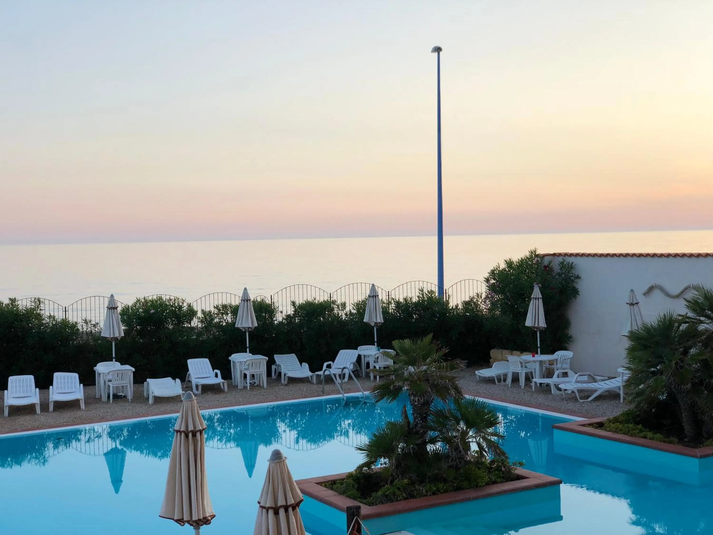 Pool view in Residence Hotel Antica Perla