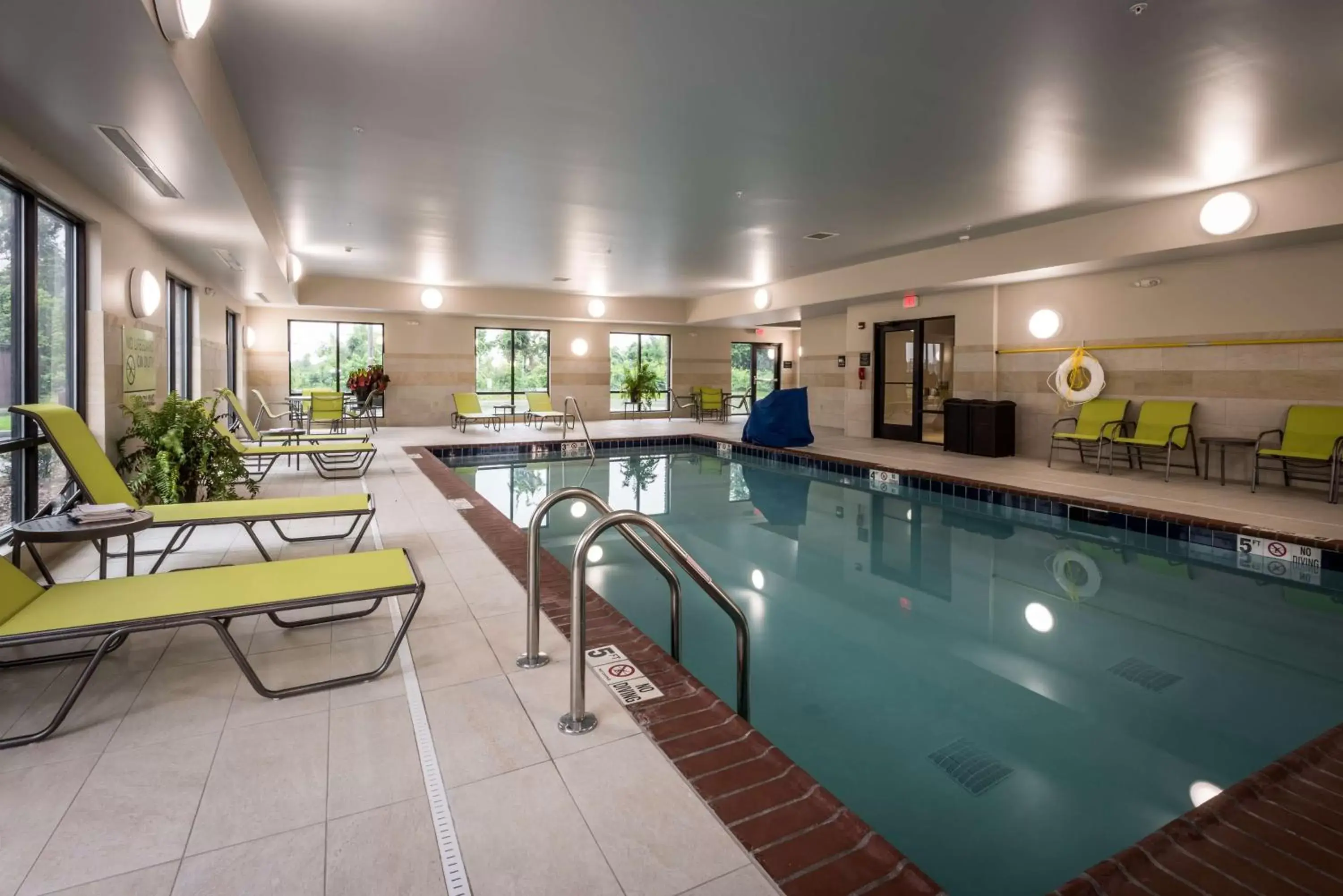 Pool view in Hampton Inn & Suites By Hilton Hammond, In Pool view in Hampton Inn & Suites By Hilton Hammond, In