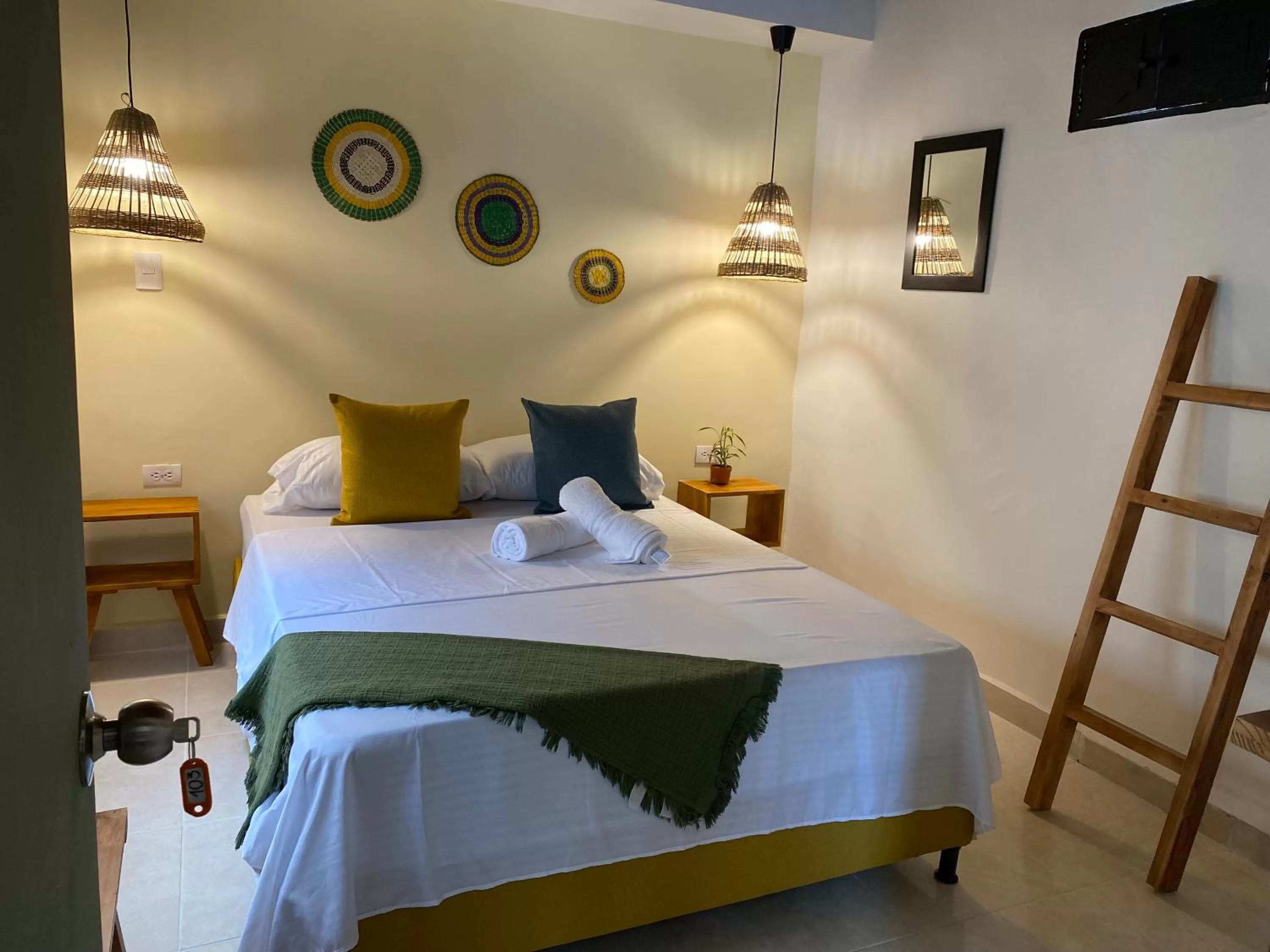 Bed in Luum Guest House