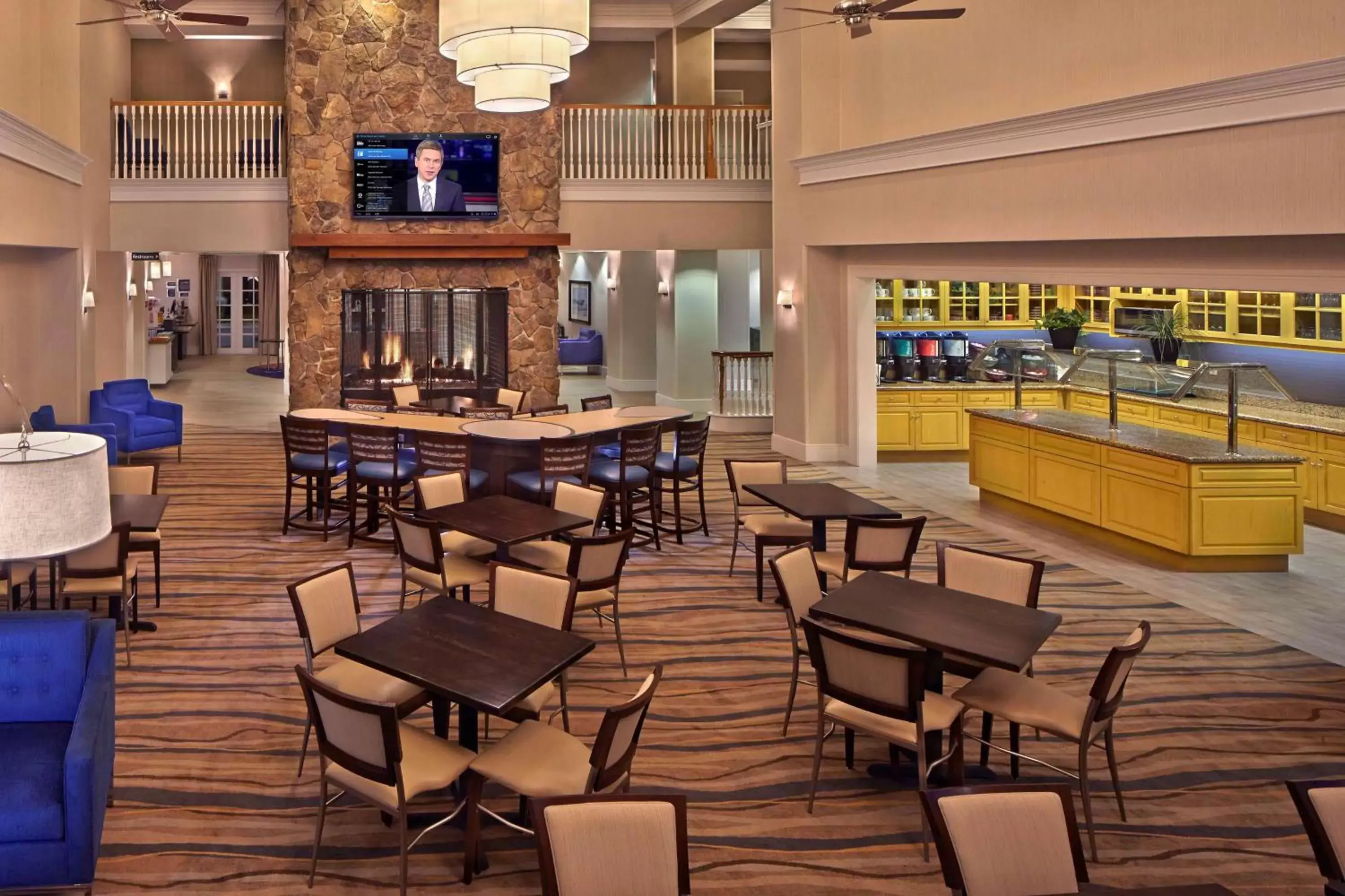 Lobby or reception, Lounge/Bar in Homewood Suites by Hilton Lake Mary