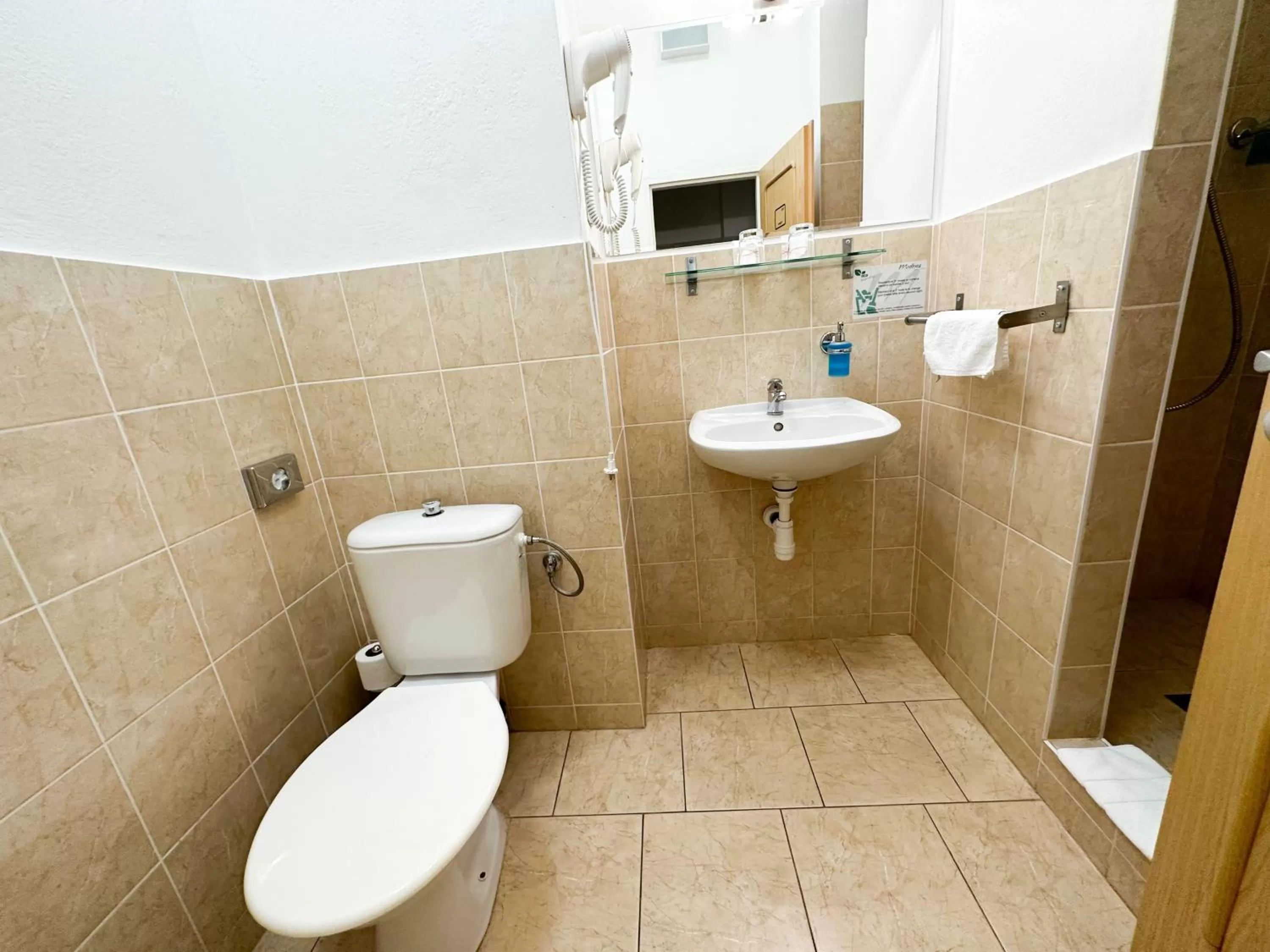 Toilet in Hotel Modena