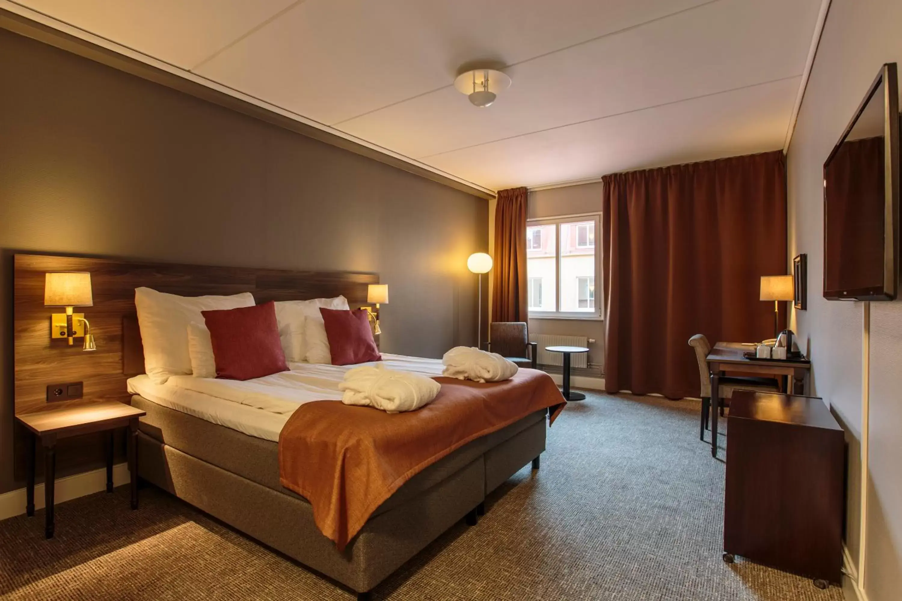 Bed in Clarion Collection Hotel Uman Bed in Clarion Collection Hotel Uman