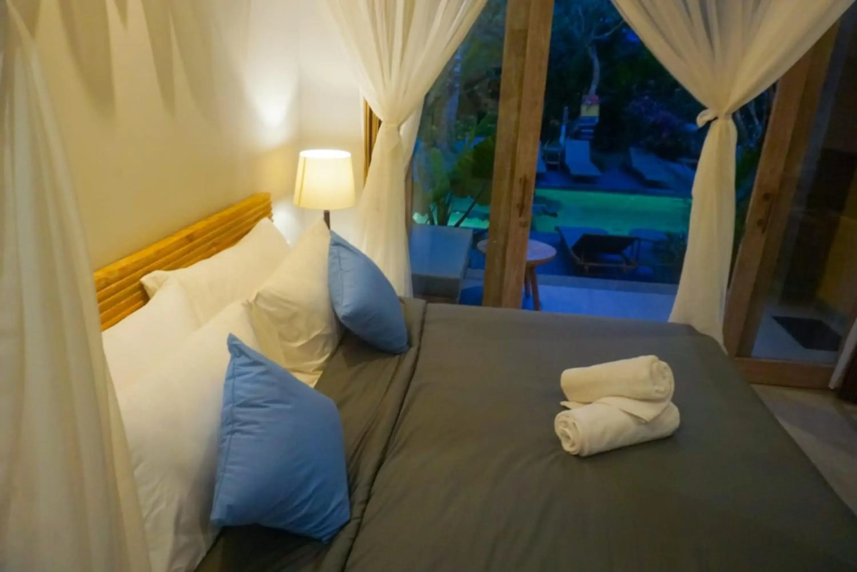 Bed in Ubad Retreat, A Local Family Run Hotel