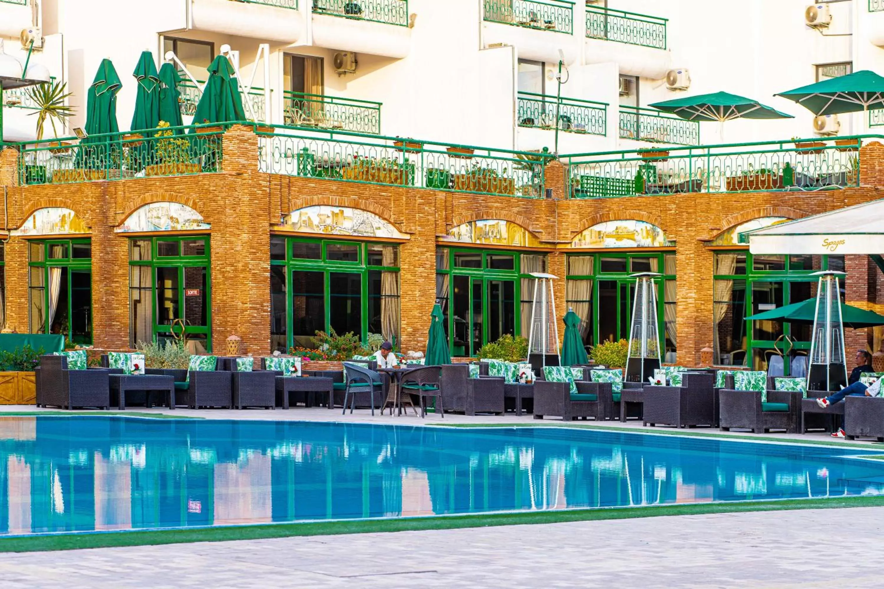 Lounge or bar, Swimming Pool in Hotel Argana Agadir