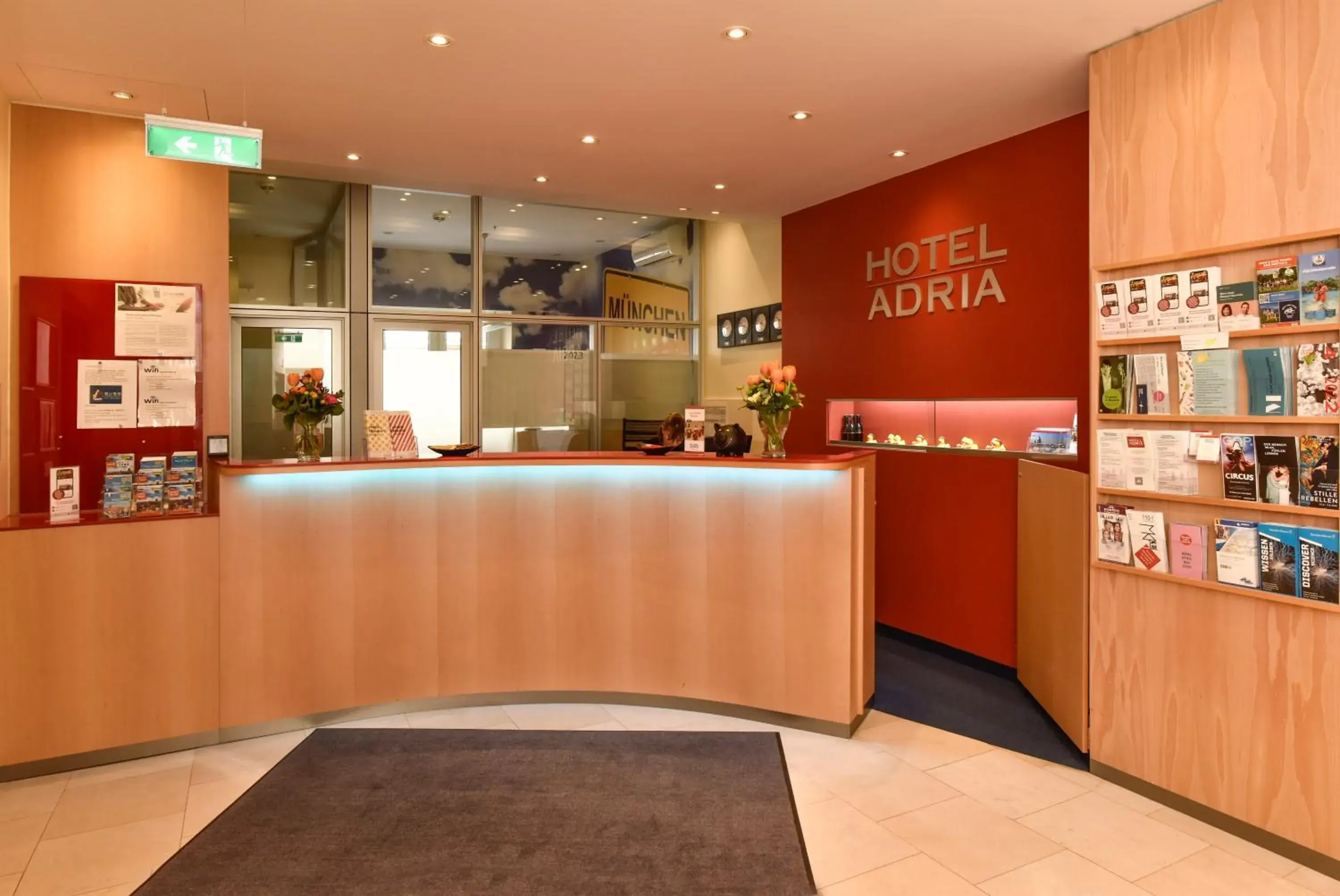 Lobby or reception in Hotel ADRIA München