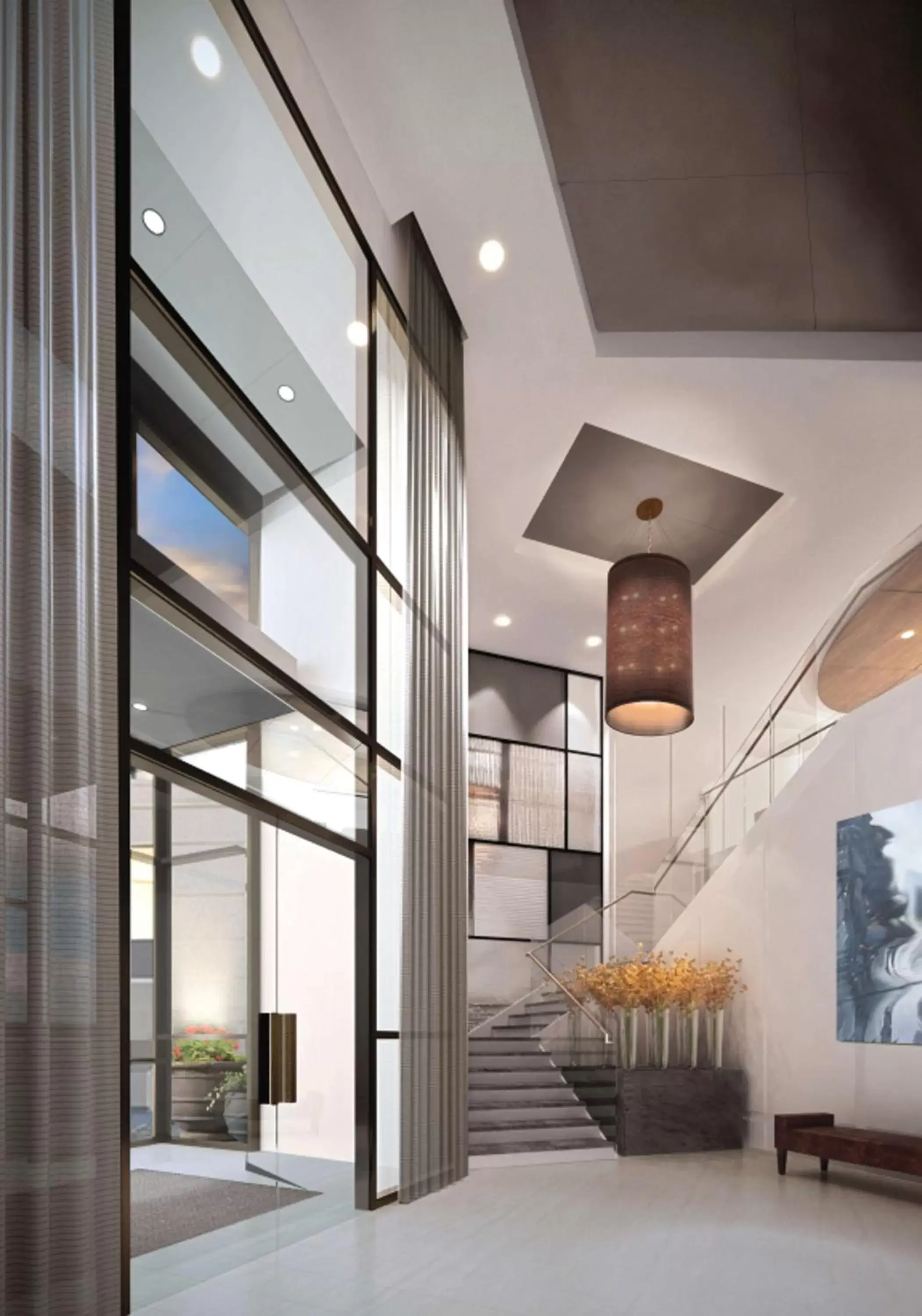 Lobby or reception, Bed in Homewood Suites by Hilton Providence Downtown Lobby or reception, Bed in Homewood Suites by Hilton Providence Downtown