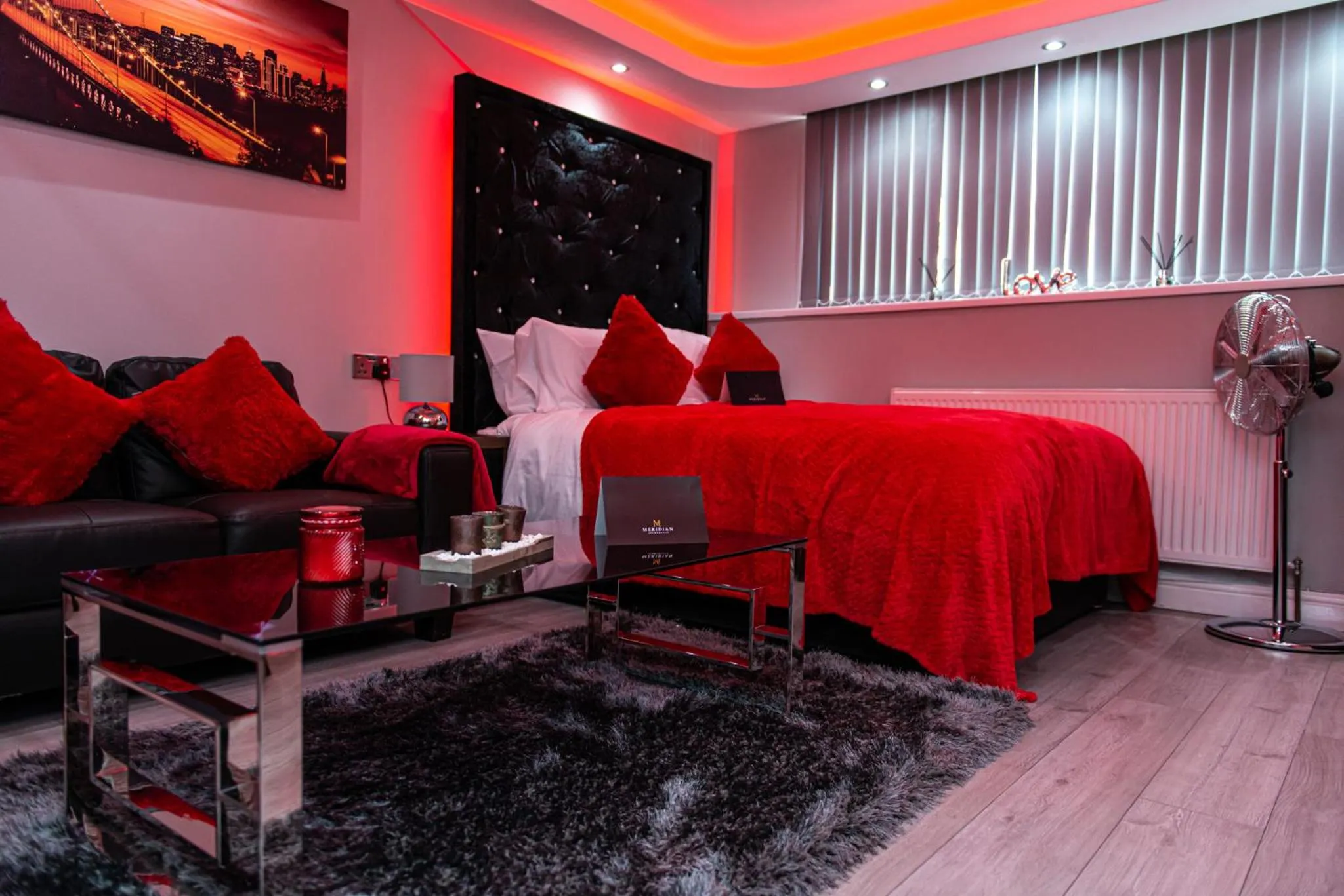 Bed in Meridian Serviced Apartments