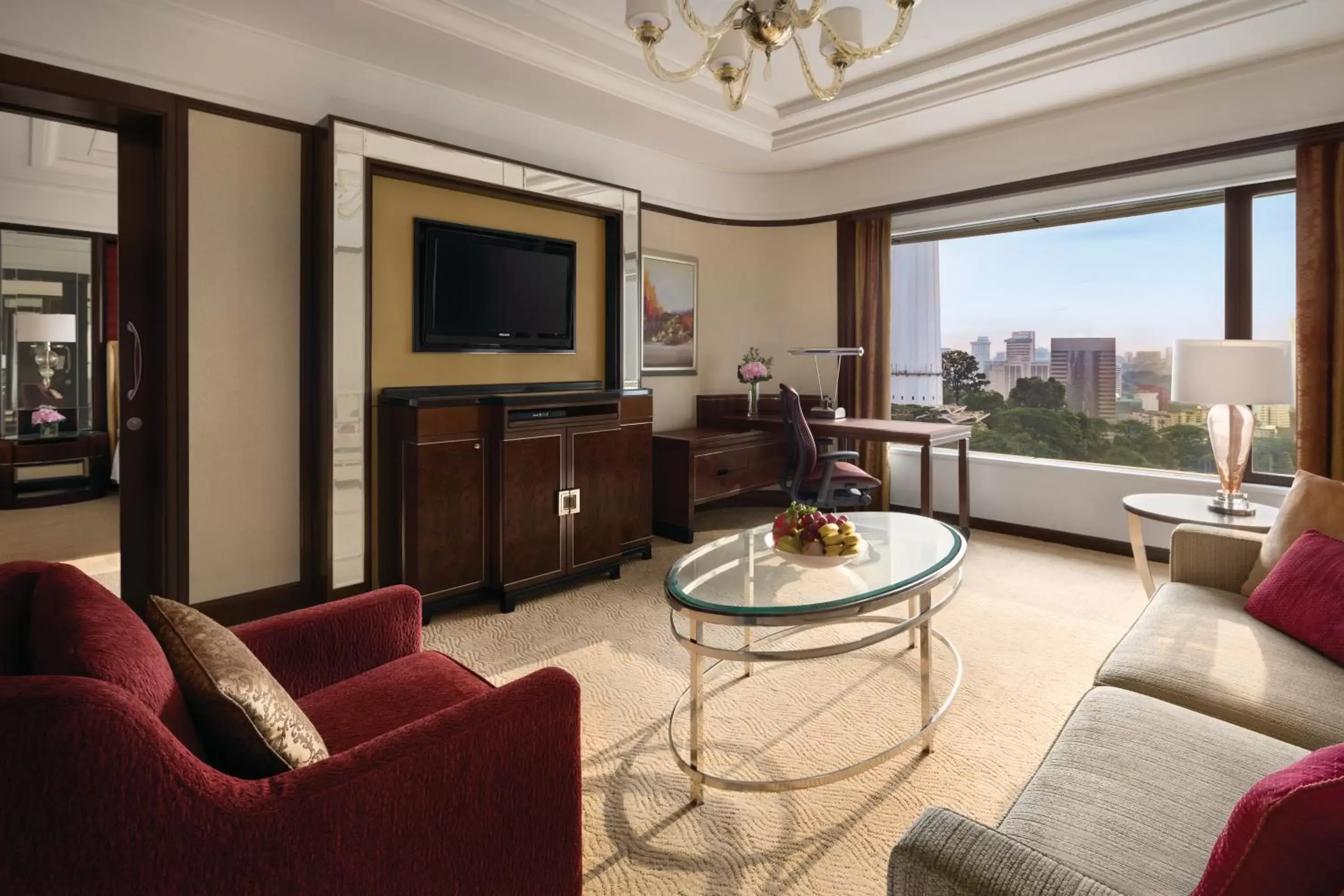 Living room, Seating Area in Shangri-La Kuala Lumpur